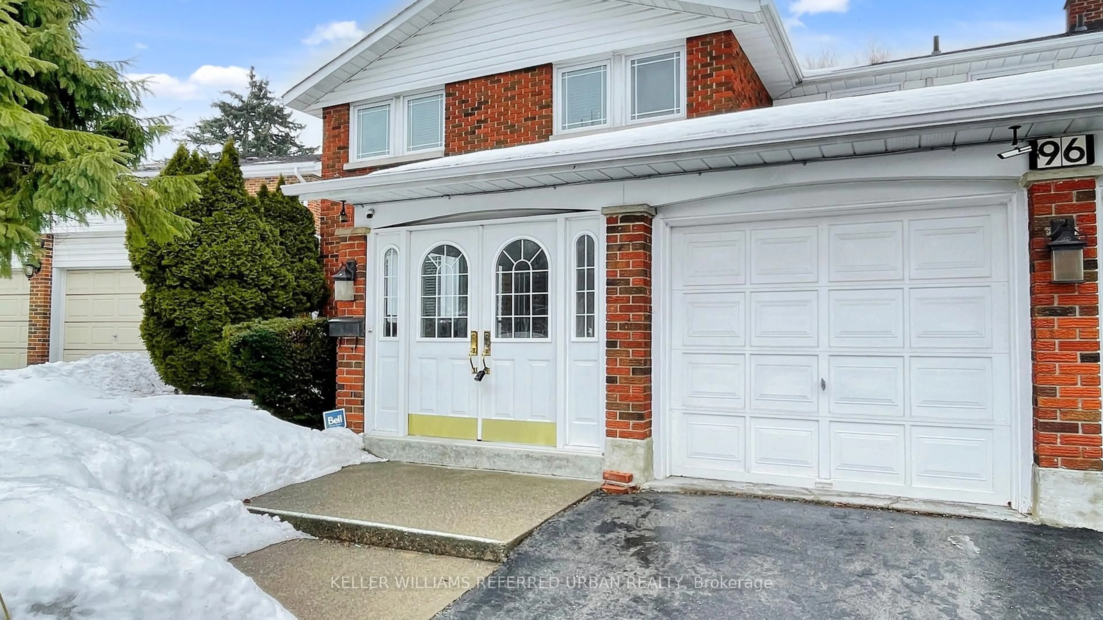 Home with brick exterior material, street for 96 Dunmurray Blvd, Toronto Ontario M1T 2K6