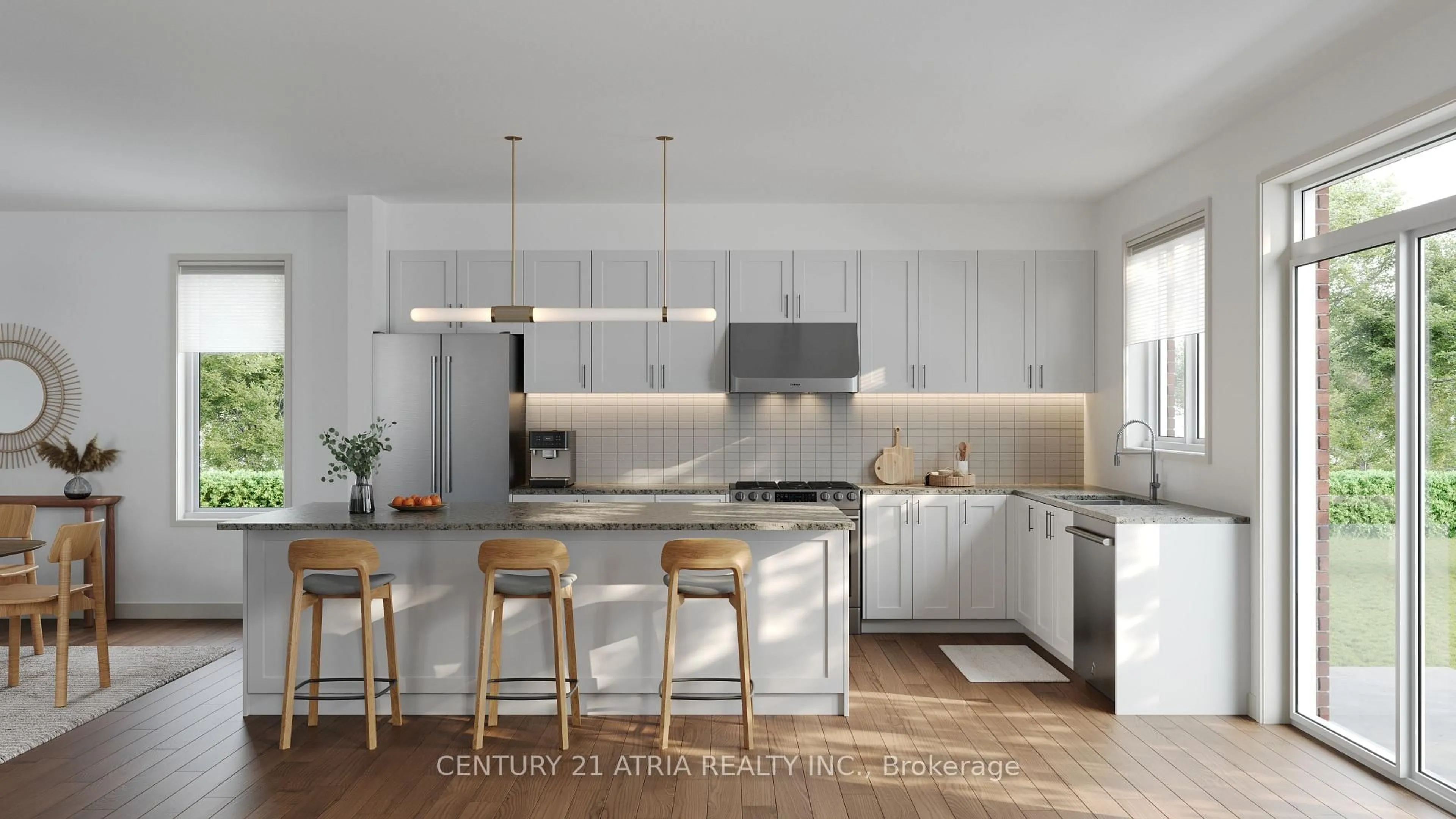 Contemporary kitchen, unknown for 1444 Mayport Dr, Oshawa Ontario L1J 8E5