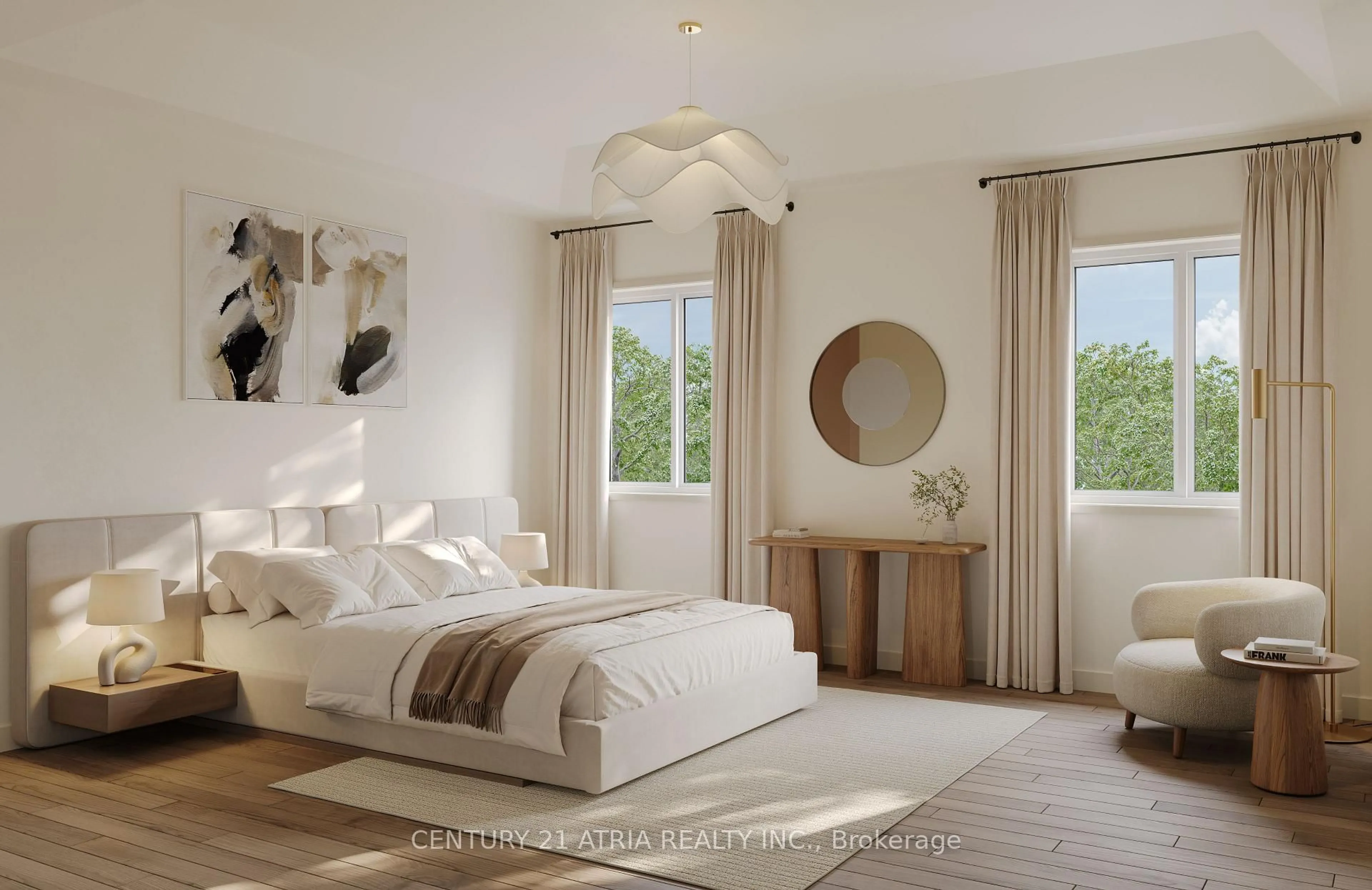 Bedroom with bed, unknown for 1444 Mayport Dr, Oshawa Ontario L1J 8E5