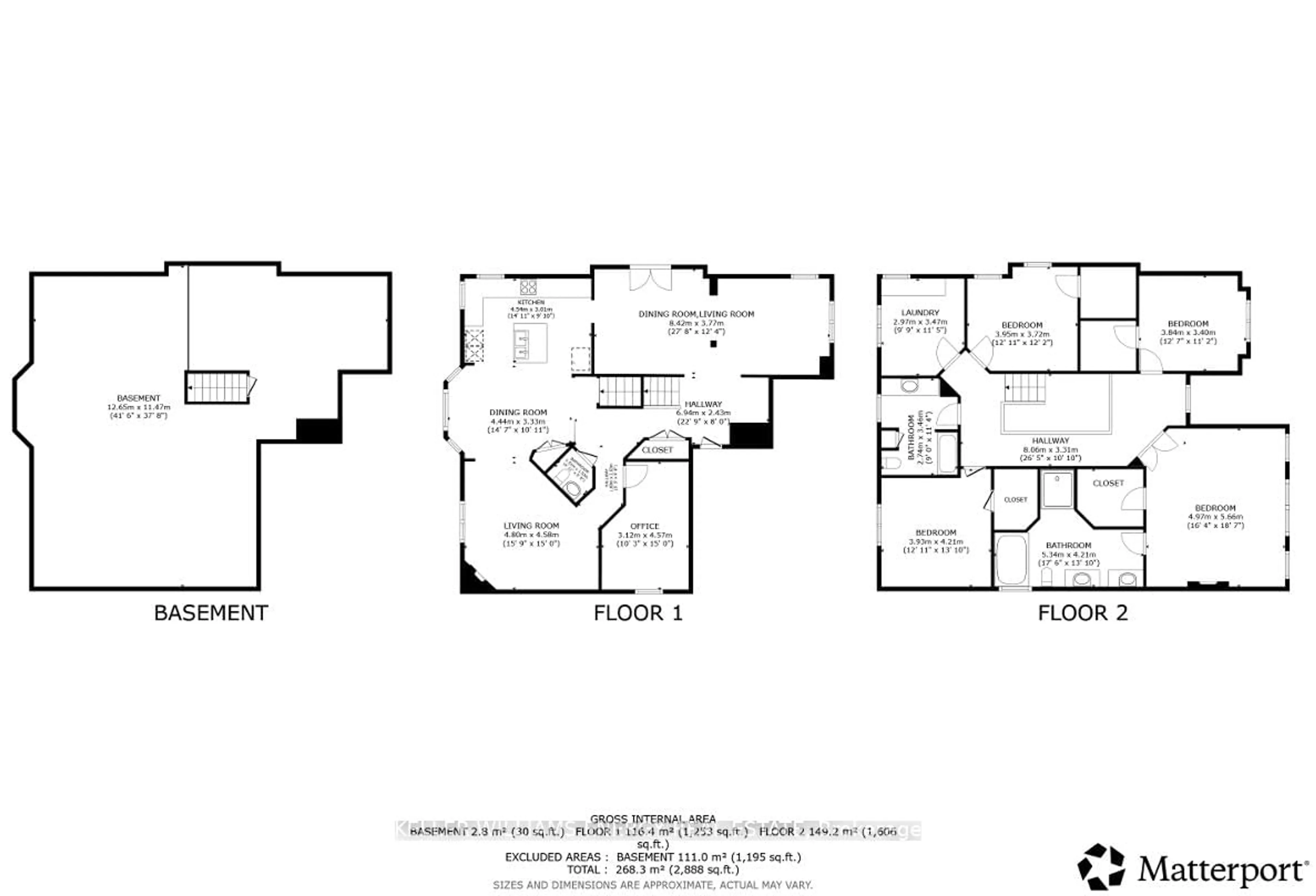 Floor plan for 972 Greenleaf Circ, Oshawa Ontario L1K 2W7