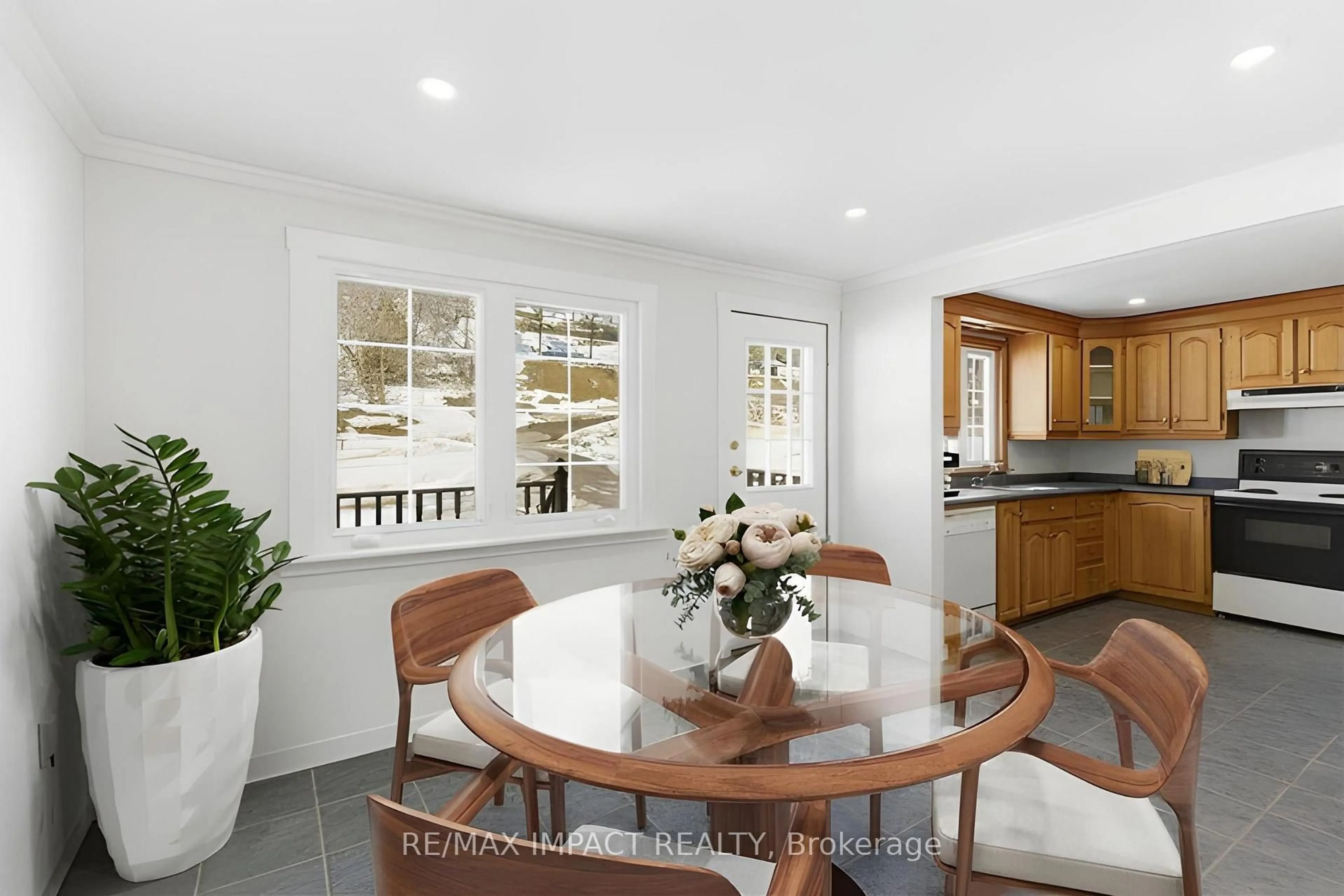 Open concept kitchen, ceramic/tile floor for 4423 Durham Regional Hwy 2 Highway, Clarington Ontario L0A 1J0