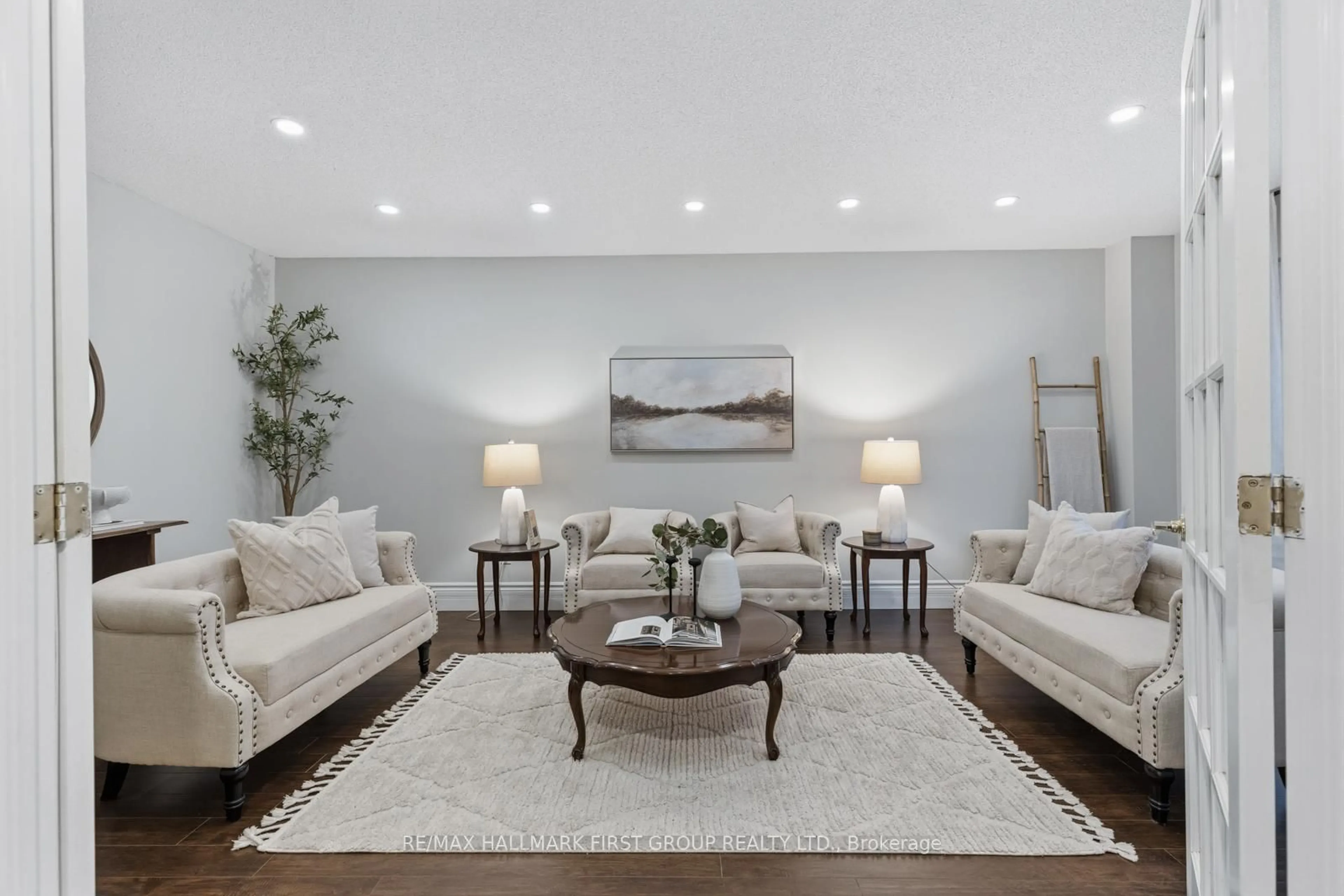 Living room with furniture, unknown for 57 Yorkshire Cres, Whitby Ontario L1R 1X8