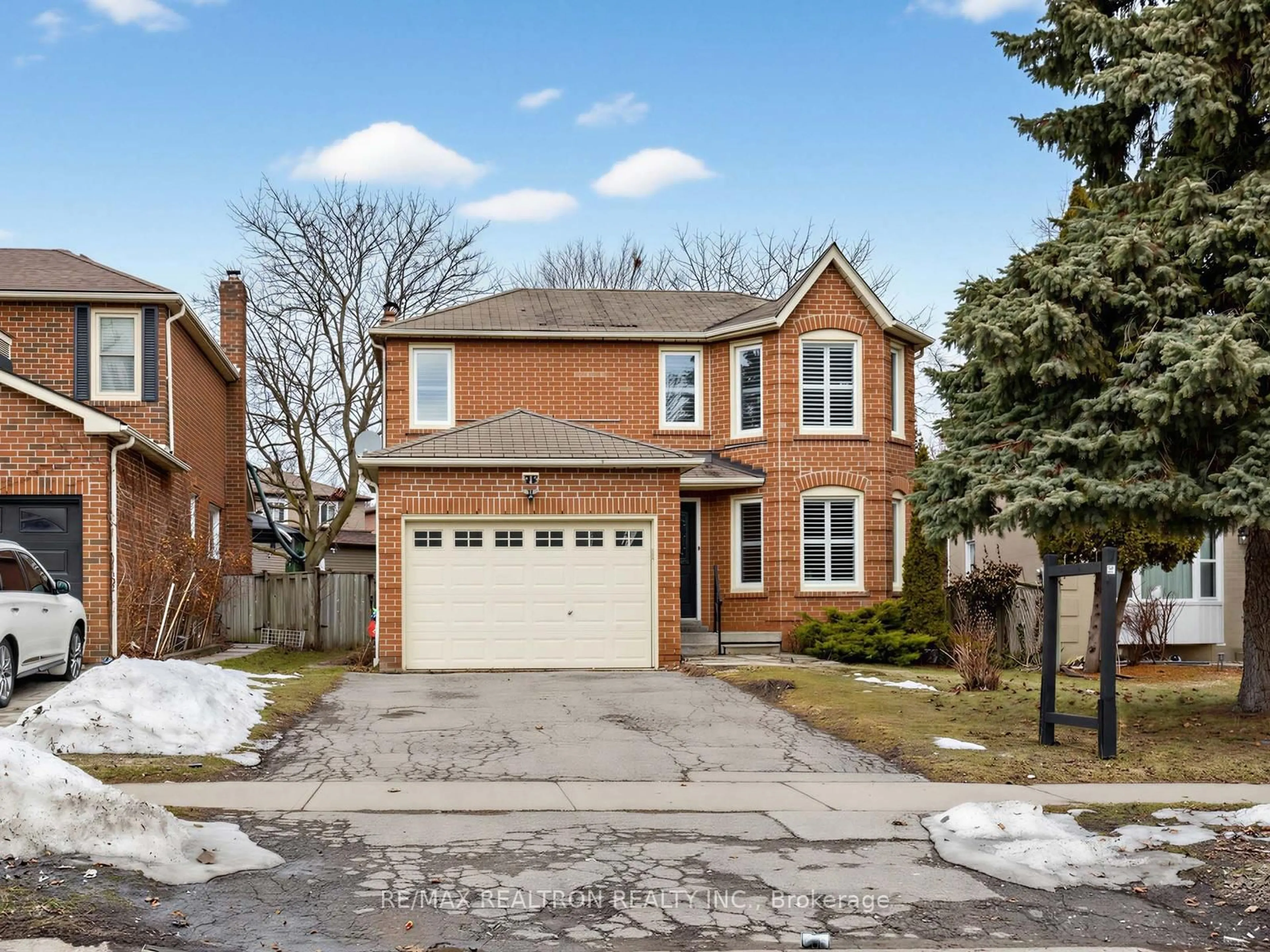 Home with brick exterior material, street for 36 Ravenscroft Rd, Ajax Ontario L1T 1W1