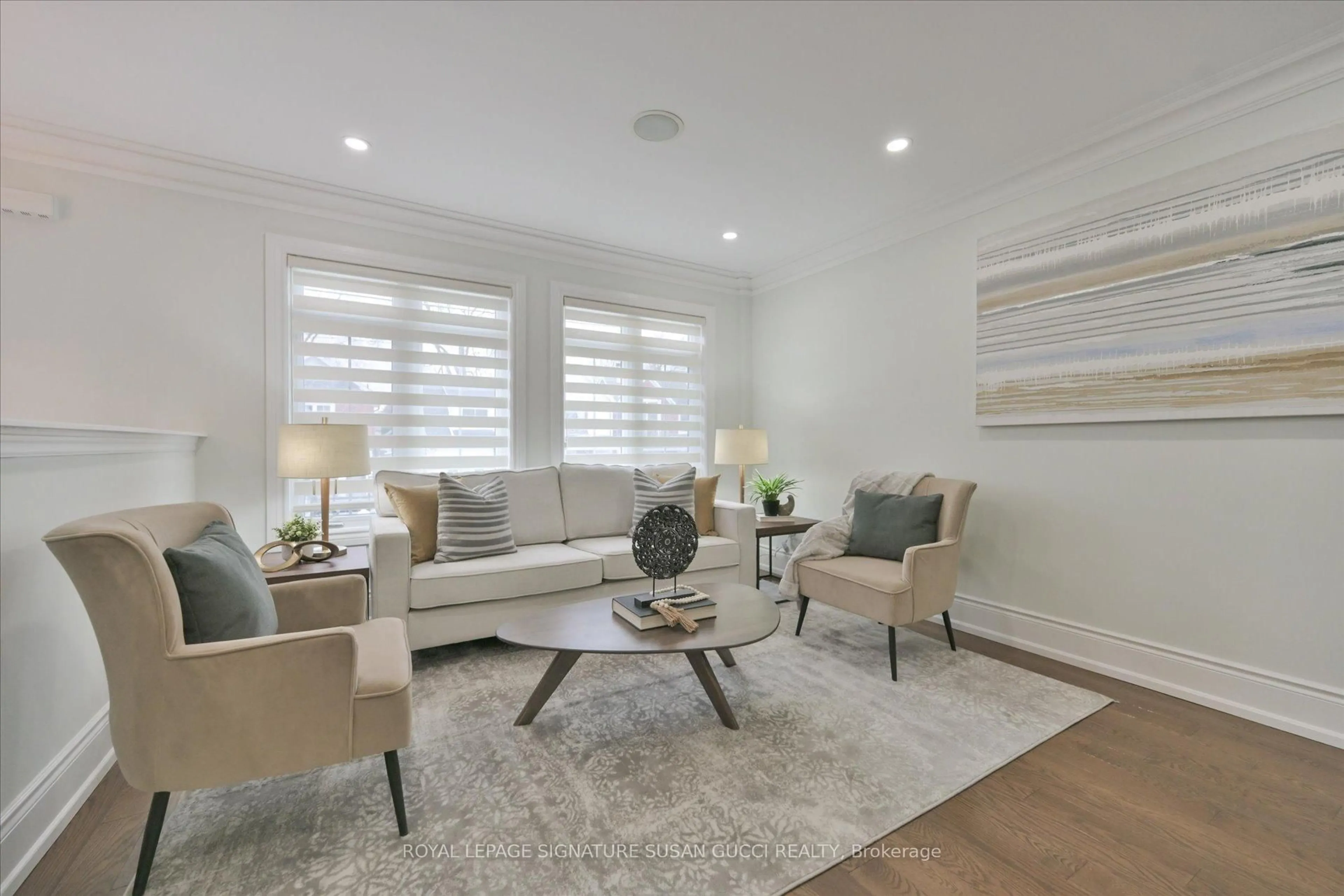 Living room with furniture, unknown for 20 Cambrai Ave, Toronto Ontario M4C 2P6