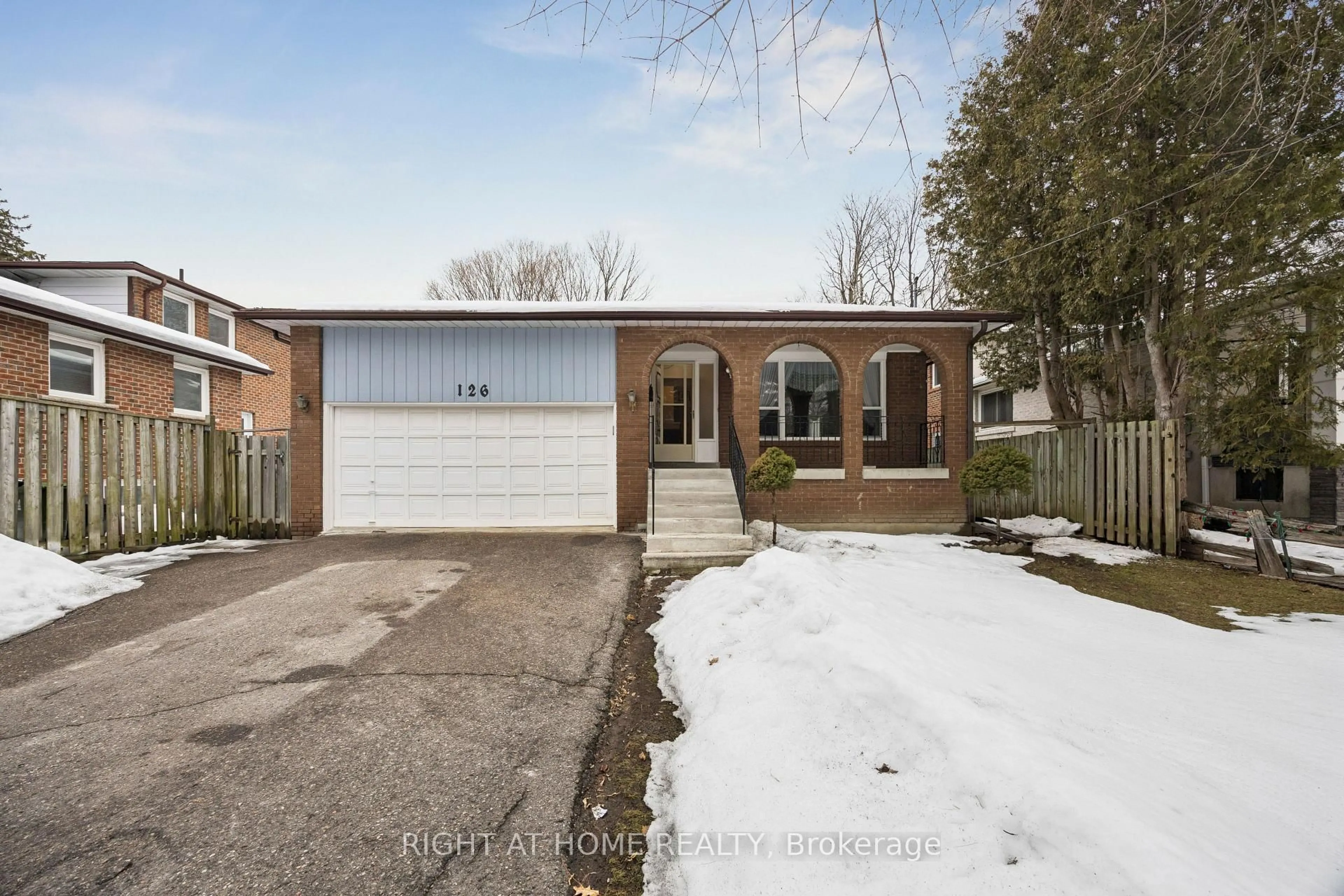 Home with brick exterior material, street for 126 Homestead Rd, Toronto Ontario M1E 3S2