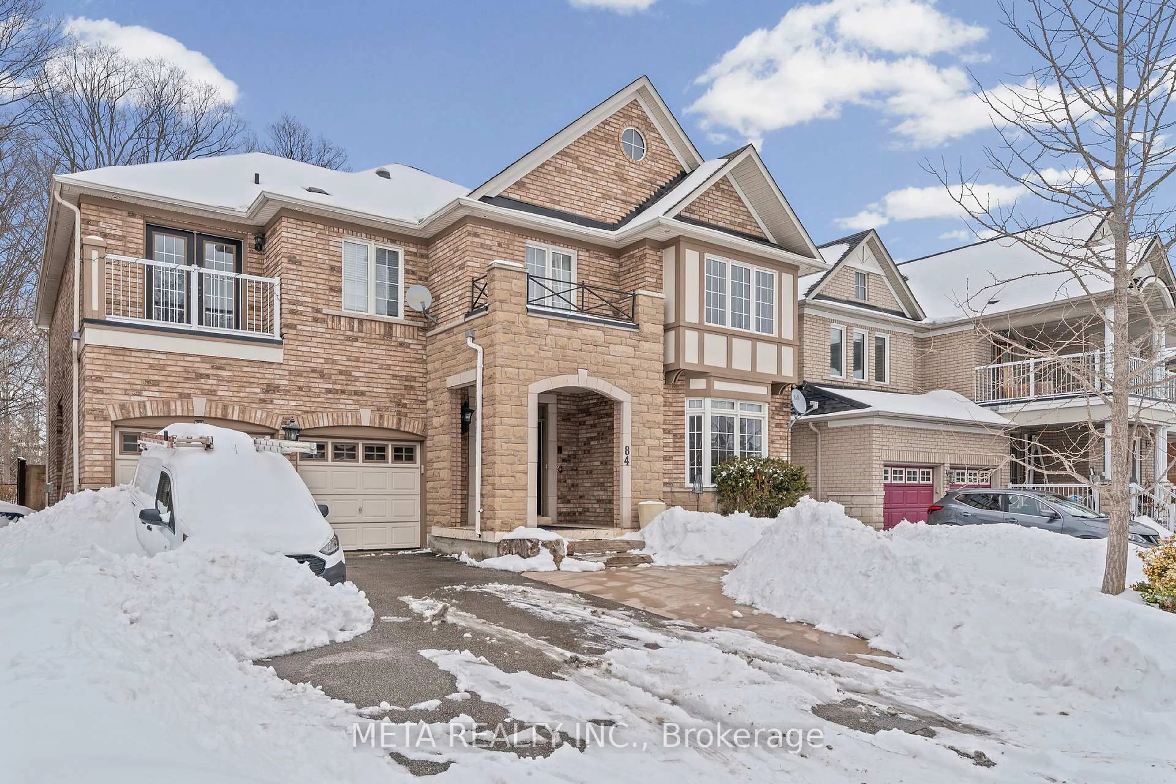 Home with brick exterior material, street for 84 Boulderbrook Dr, Toronto Ontario M1X 2C3