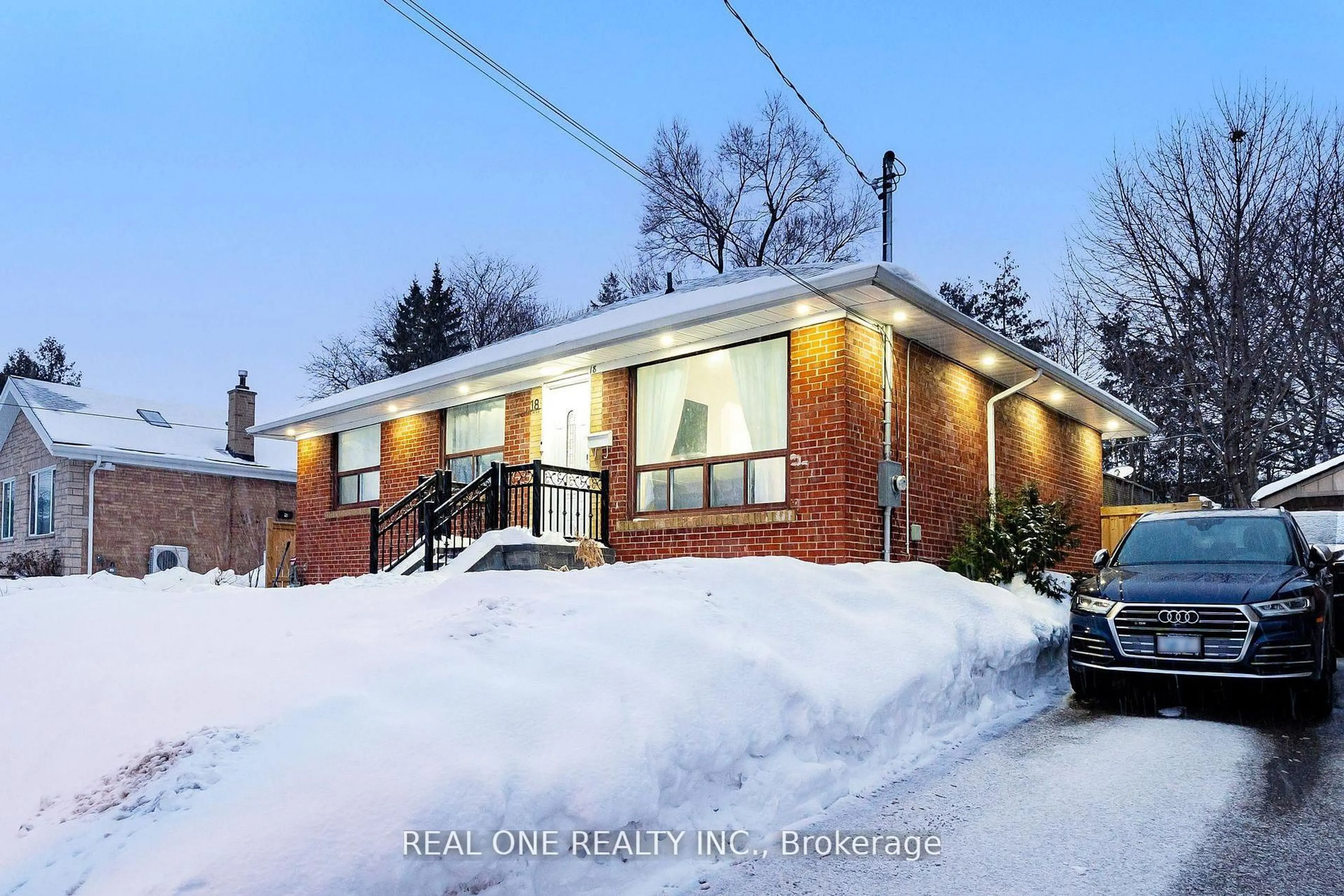 Home with brick exterior material, street for 18 Courton Dr, Toronto Ontario M1R 1K8