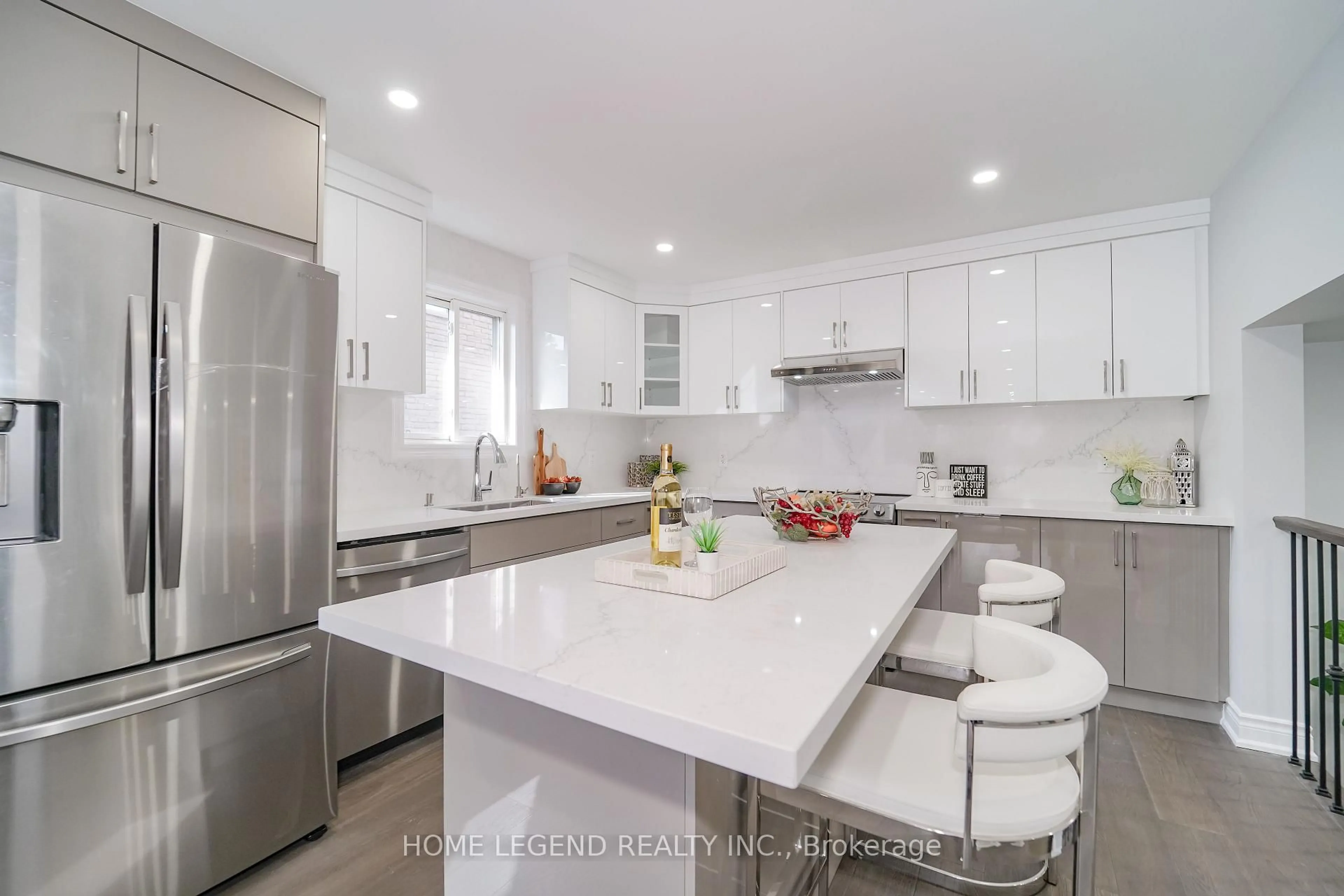 Contemporary kitchen, ceramic/tile floor for 36 Pebblehill Sq, Toronto Ontario M1S 2P7
