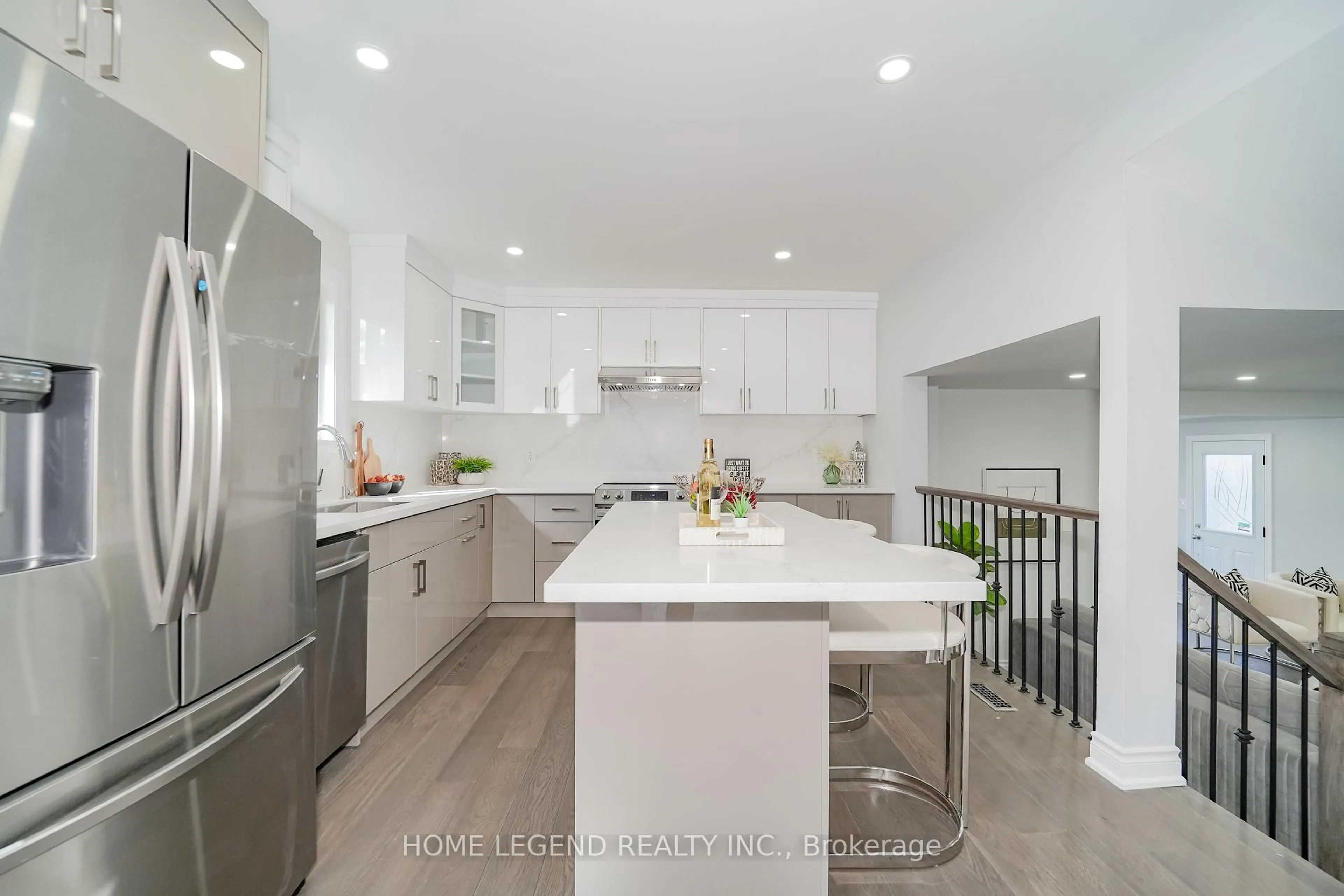 Contemporary kitchen, ceramic/tile floor for 36 Pebblehill Sq, Toronto Ontario M1S 2P7