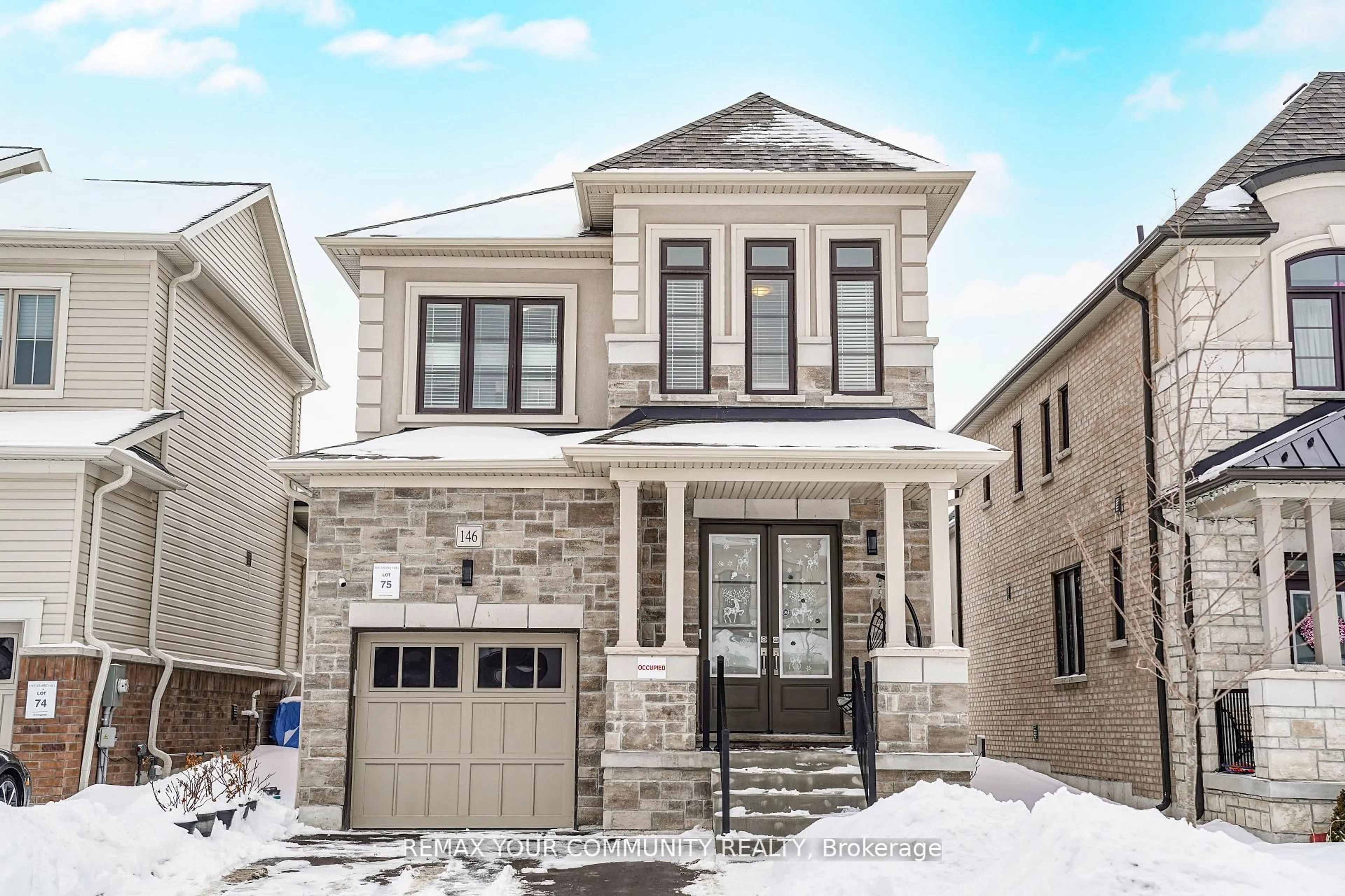 Home with brick exterior material, street for 146 Flood Ave, Clarington Ontario L1B 0W6