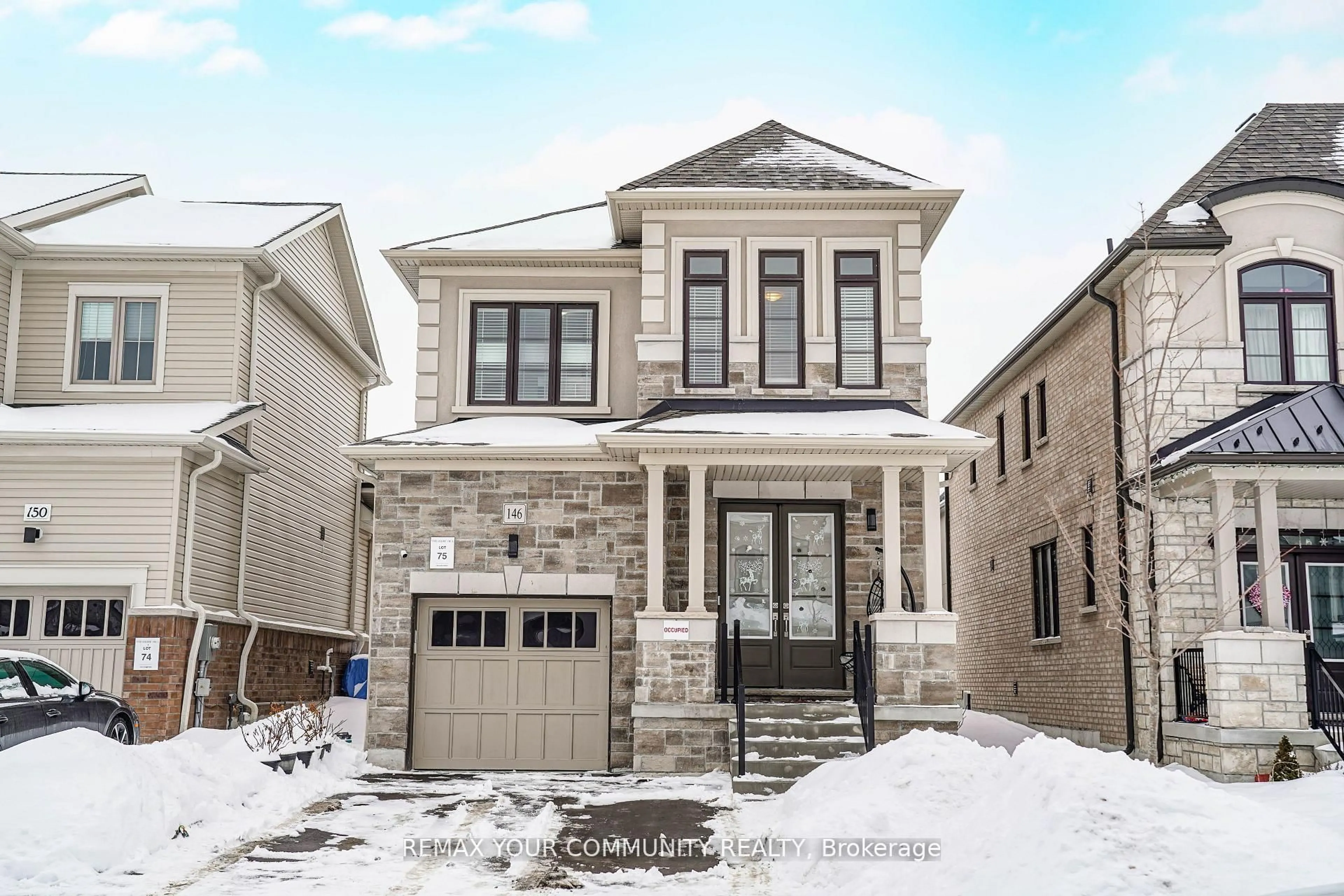 Home with brick exterior material, street for 146 Flood Ave, Clarington Ontario L1B 0W6