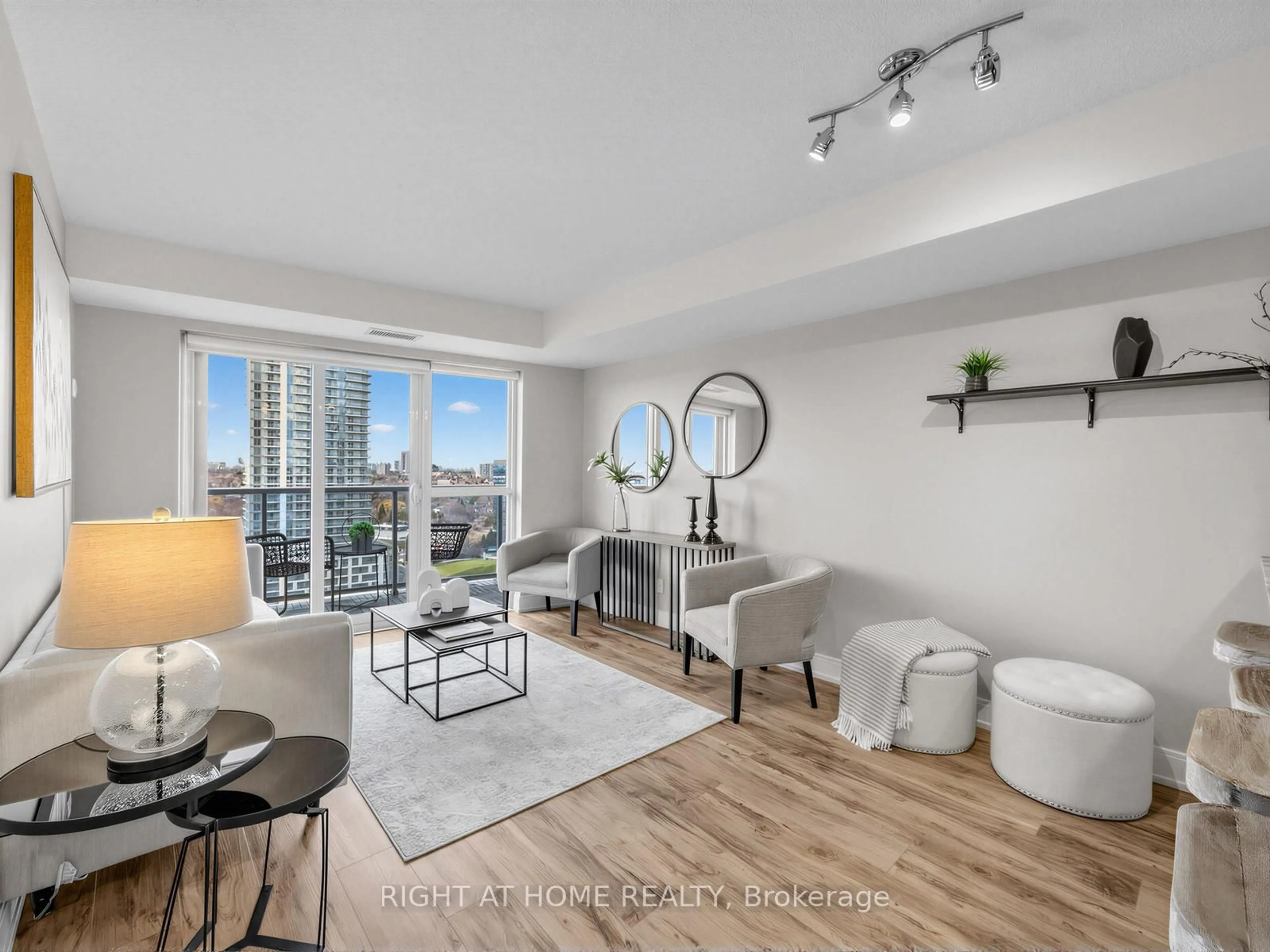 Living room with furniture, unknown for 125 Village Green Sq #1907, Toronto Ontario M1S 0G3