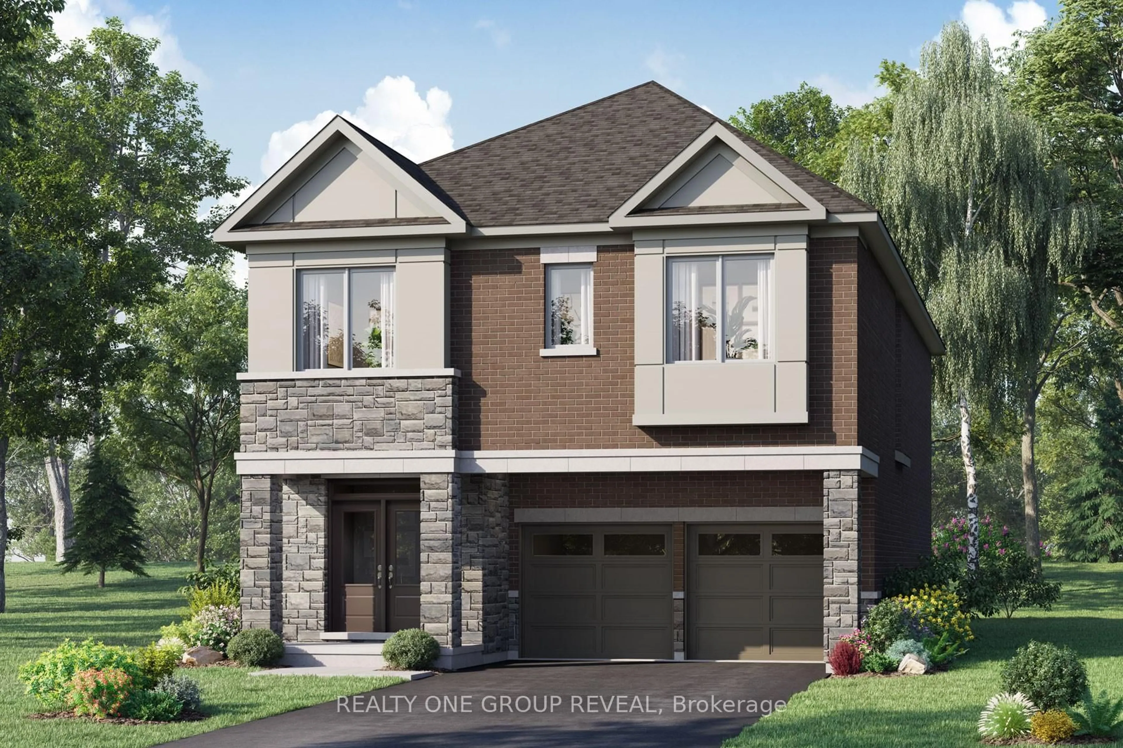 Home with brick exterior material, street for 3283 Marchington Sq, Pickering Ontario L1X 0N1