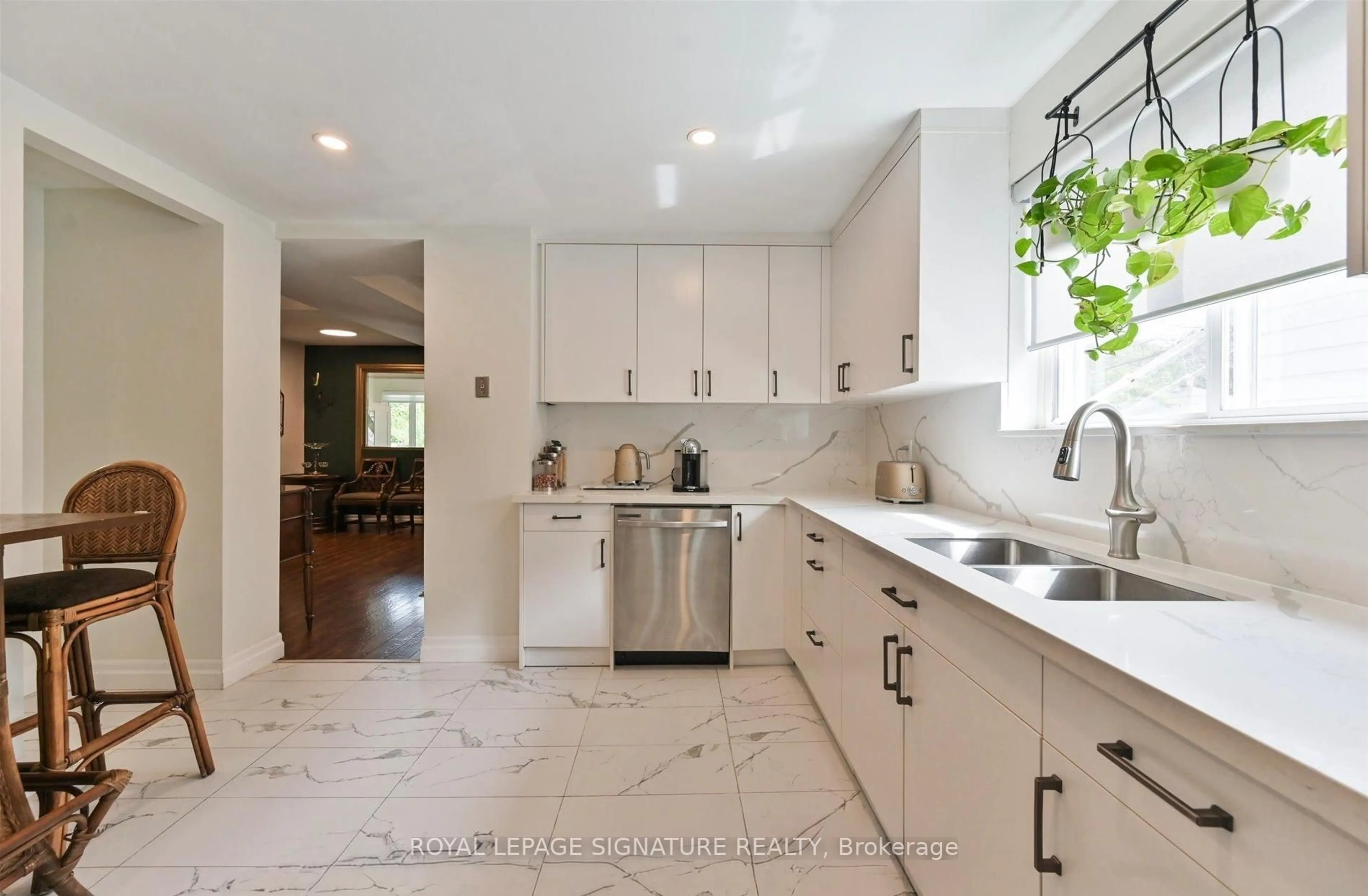 Contemporary kitchen, ceramic/tile floor for 94 Meighen Ave, Toronto Ontario M4B 2H7