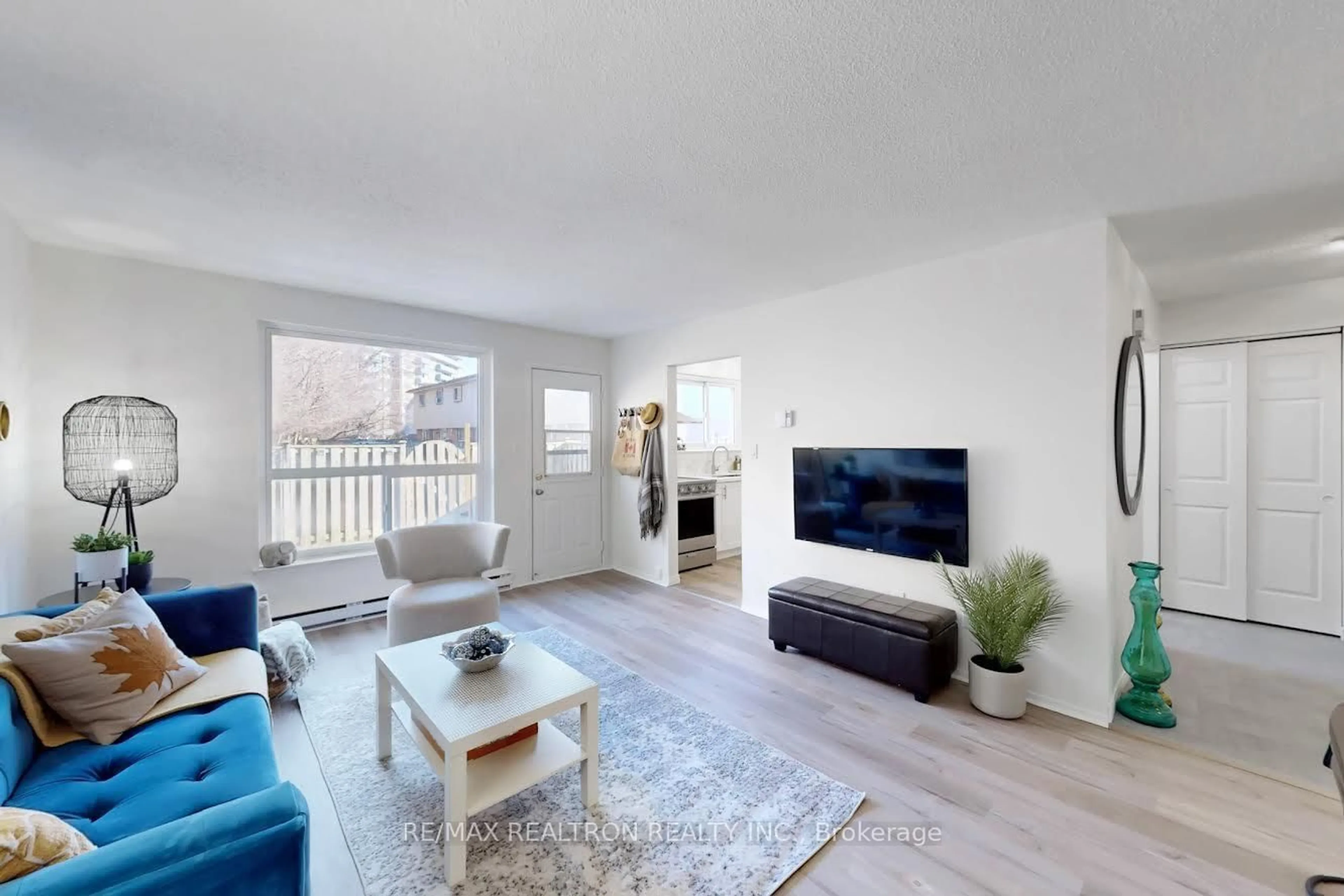 Living room with furniture, unknown for 120 Nonquon Rd #160, Oshawa Ontario L1G 7E6