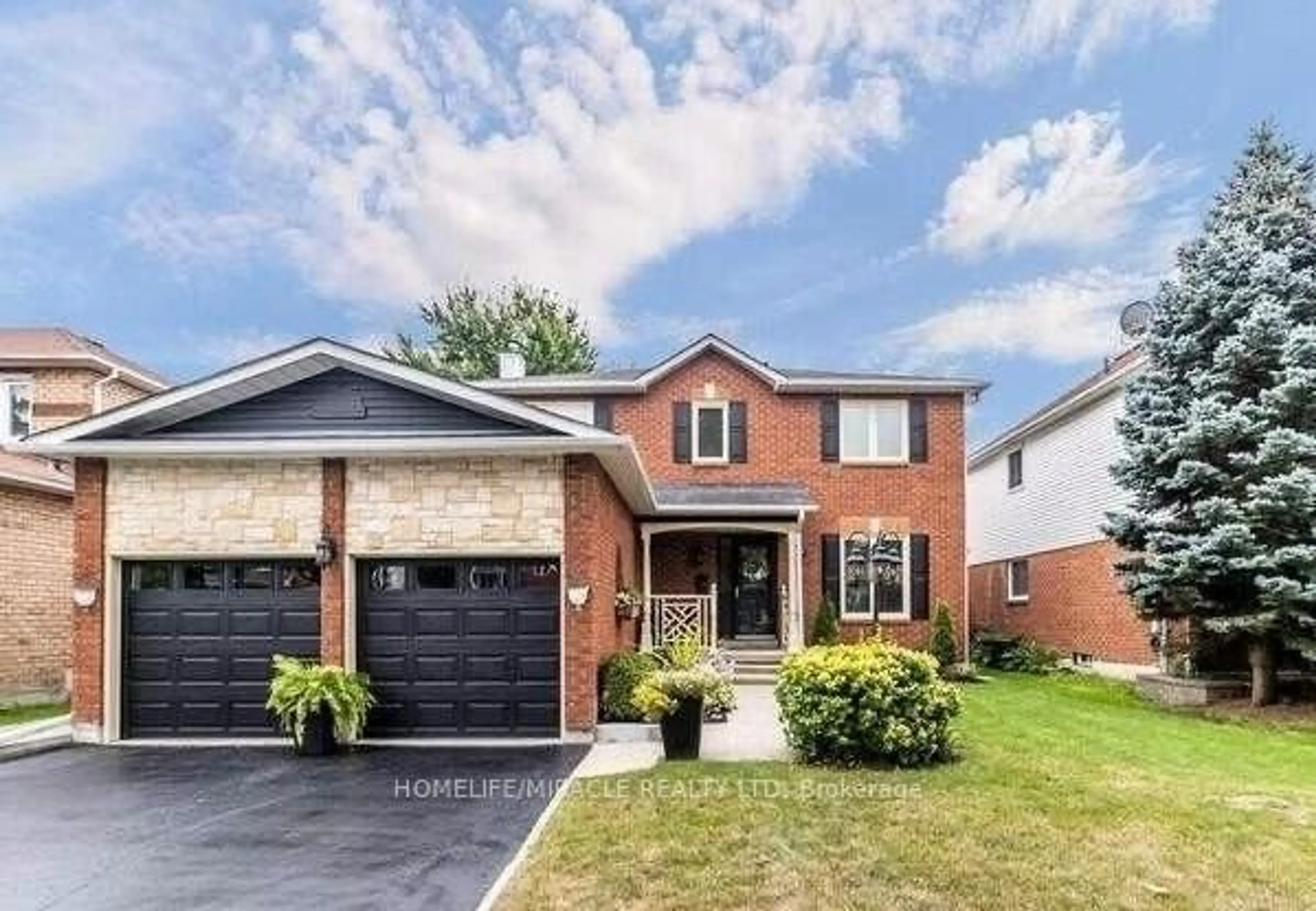 Home with brick exterior material, street for 57 Rutherford Dr, Clarington Ontario L1B 1G6