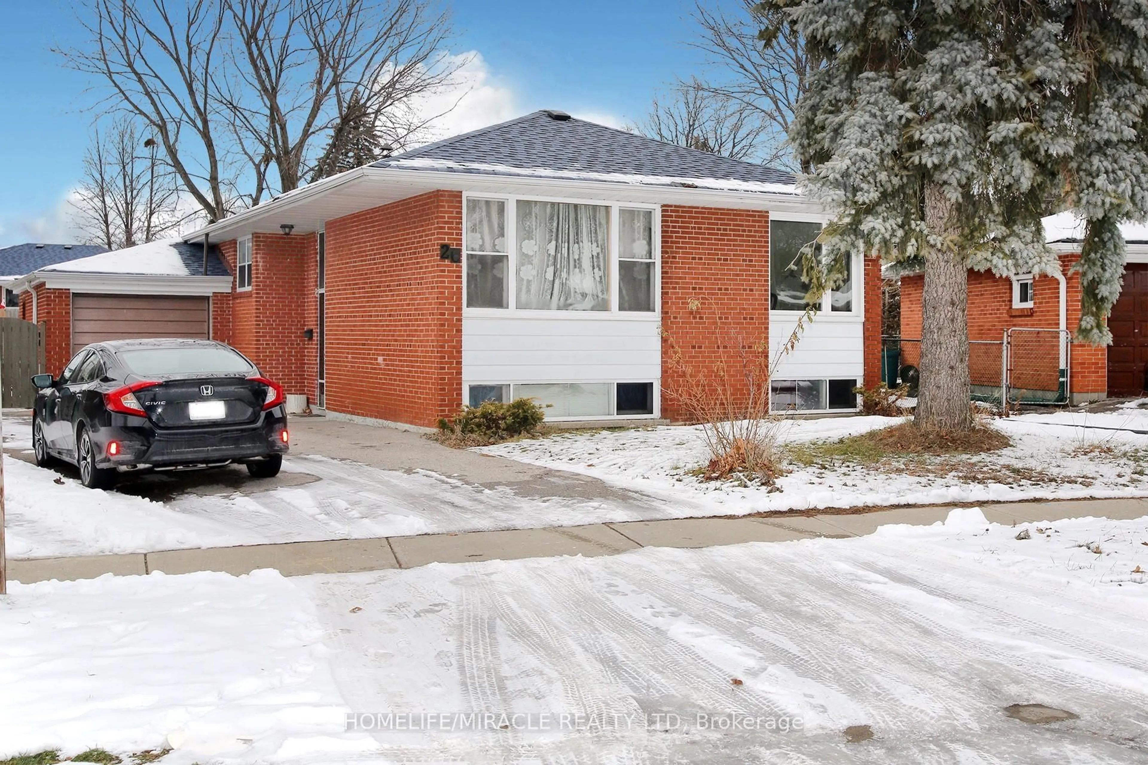 Home with brick exterior material, street for 26 Fermoy Rd, Toronto Ontario M1M 3J4