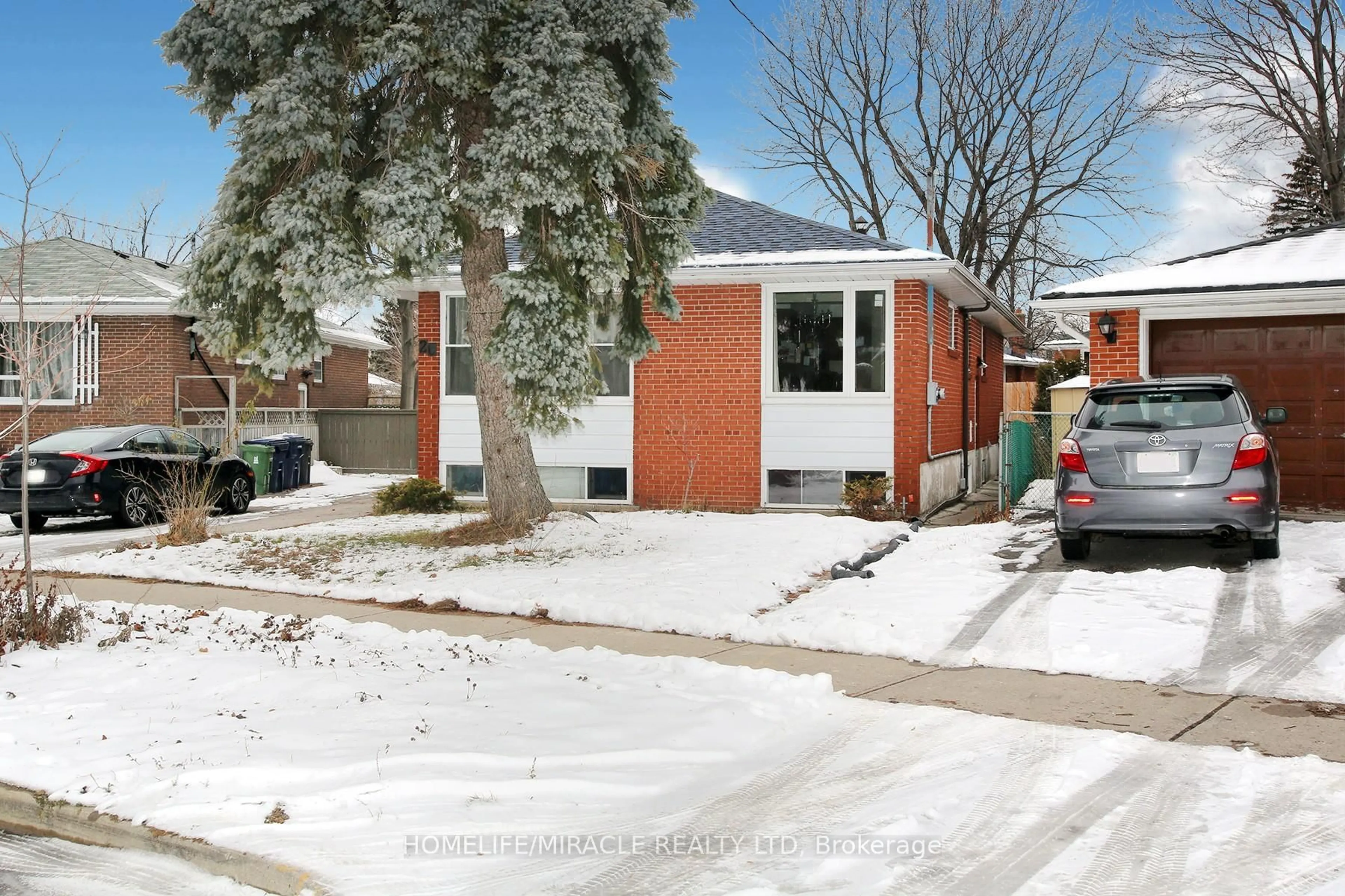 Home with brick exterior material, street for 26 Fermoy Rd, Toronto Ontario M1M 3J4