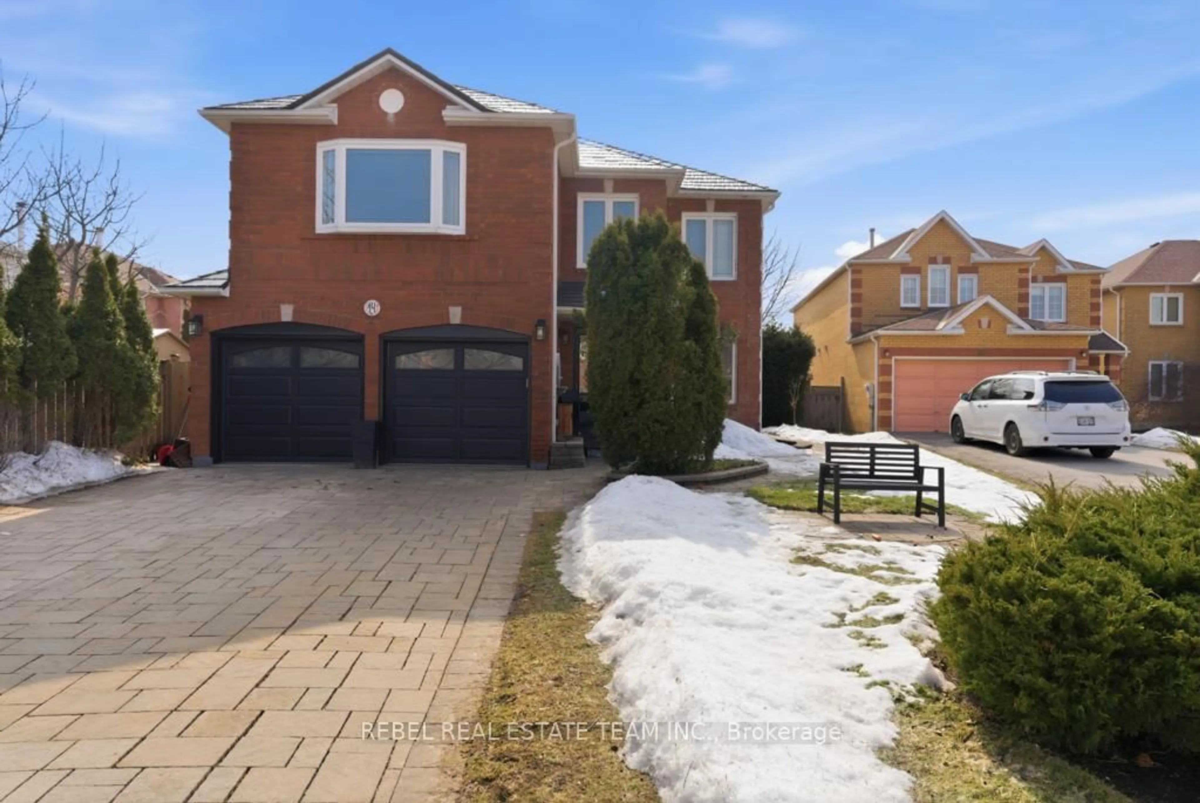 Home with brick exterior material, street for 14 Oldfield Crt, Ajax Ontario L1T 3S6