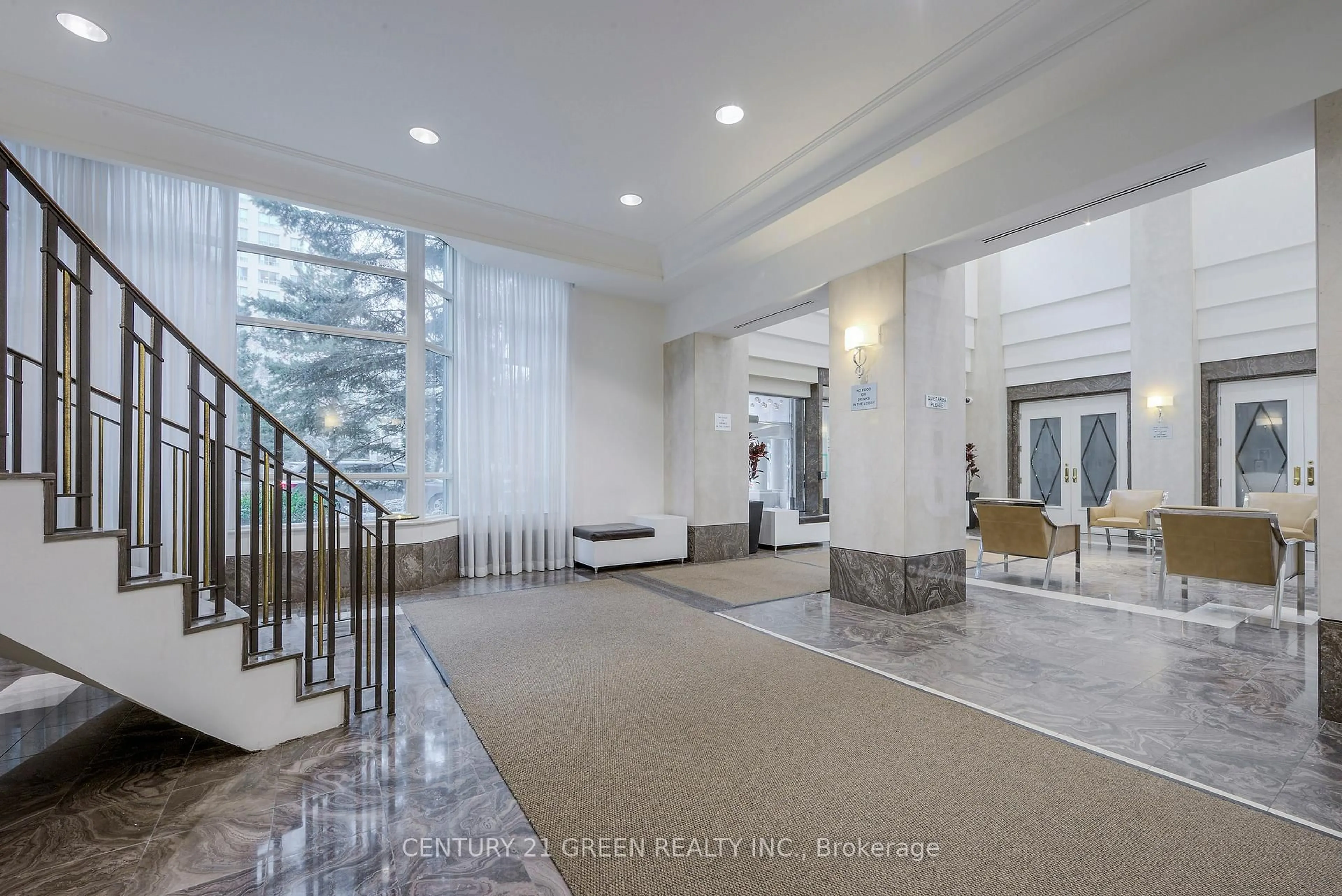 Indoor foyer for 68 Corporate Dr #2623, Toronto Ontario M1H 3H3