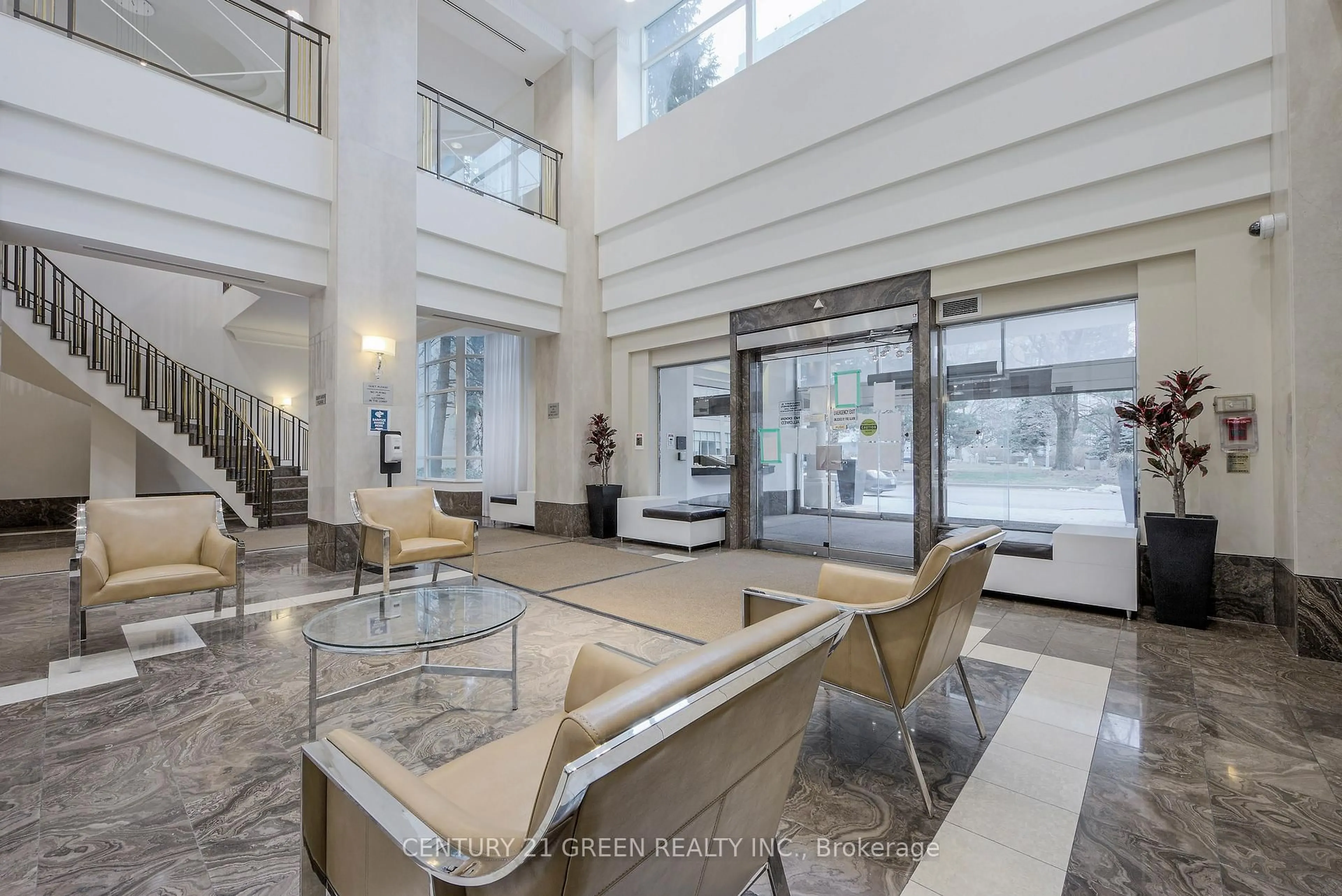 Indoor foyer for 68 Corporate Dr #2623, Toronto Ontario M1H 3H3