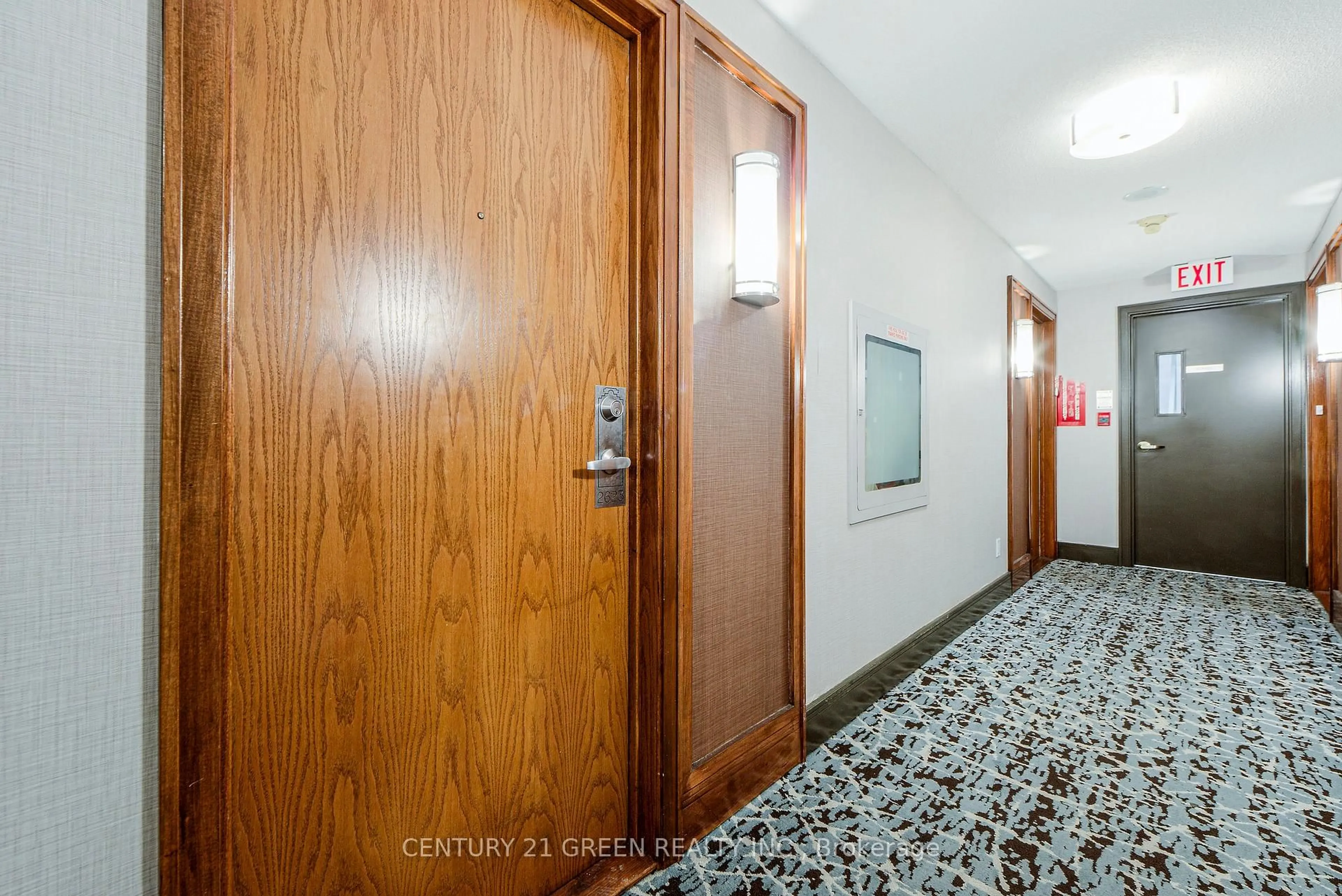Indoor foyer for 68 Corporate Dr #2623, Toronto Ontario M1H 3H3