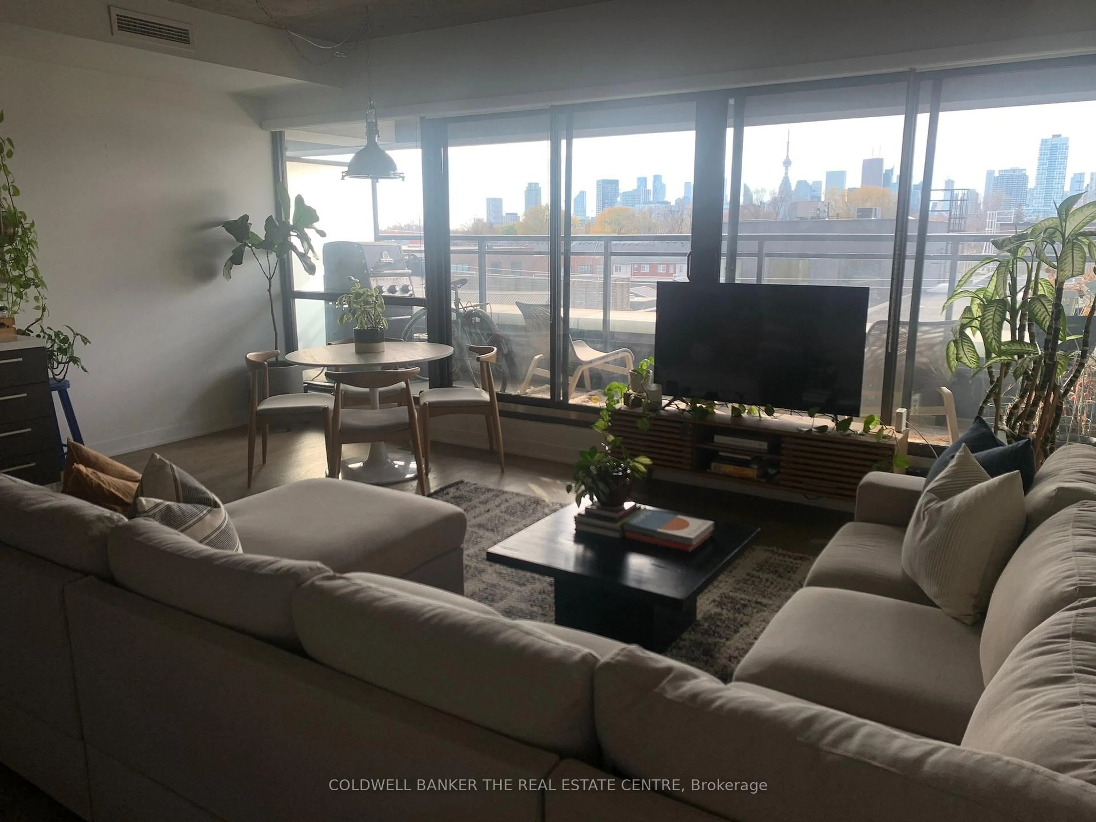 Living room with furniture, unknown for 319 Carlaw Ave #503, Toronto Ontario M4M 0A4