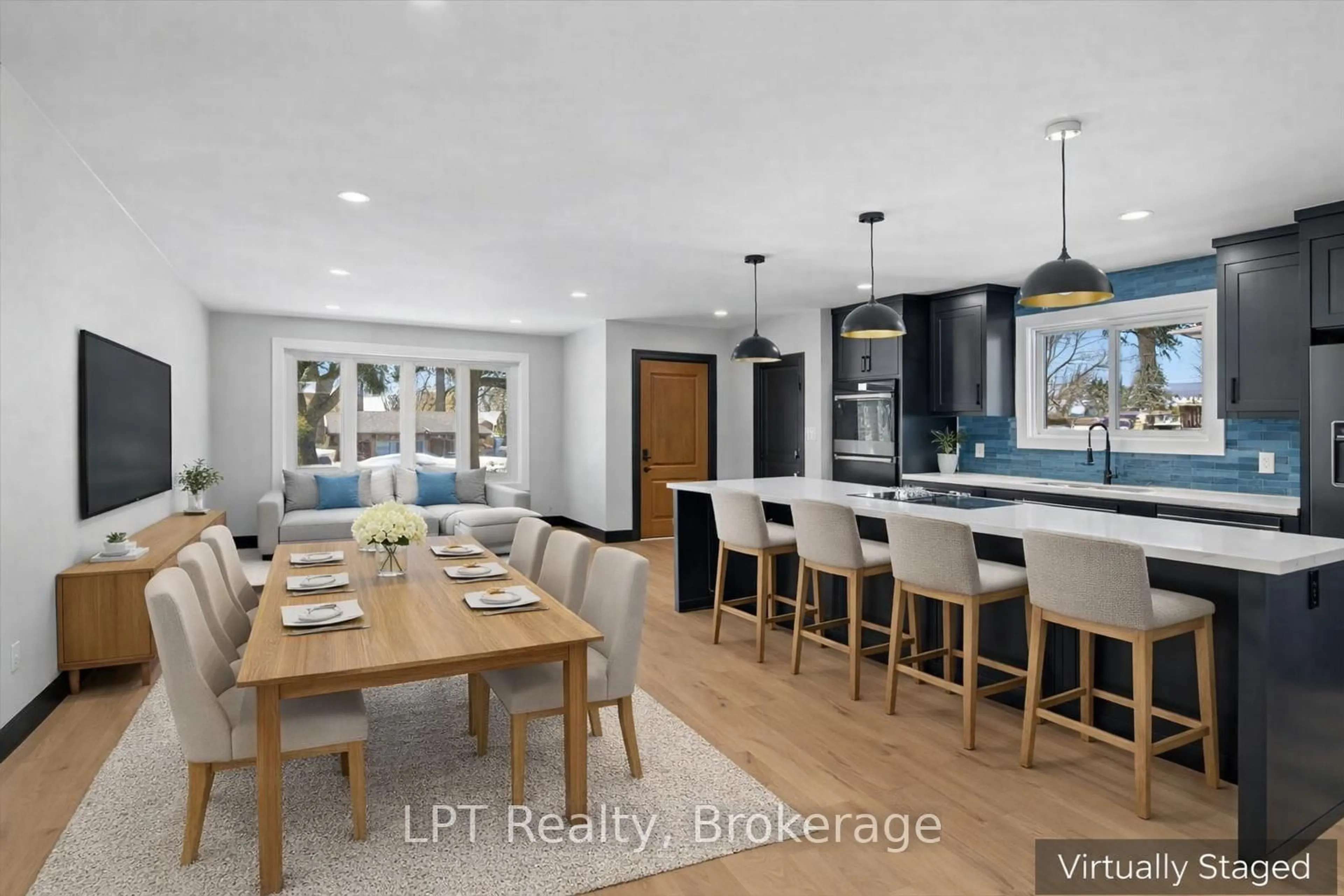 Open concept kitchen, unknown for 1281 Oxford St, Oshawa Ontario L1J 3W5