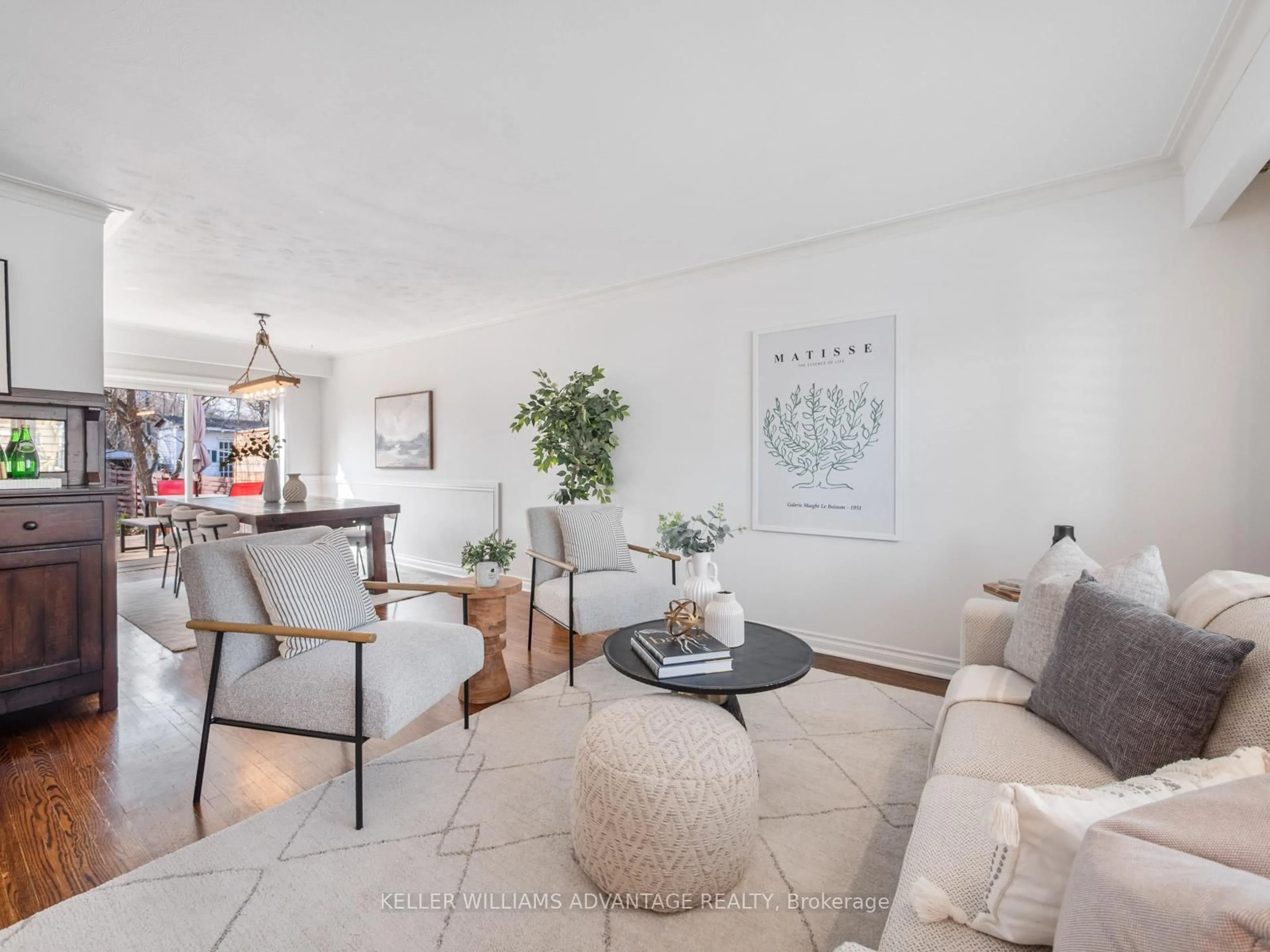 Living room with furniture, unknown for 124 Kalmar Ave, Toronto Ontario M1N 3G7