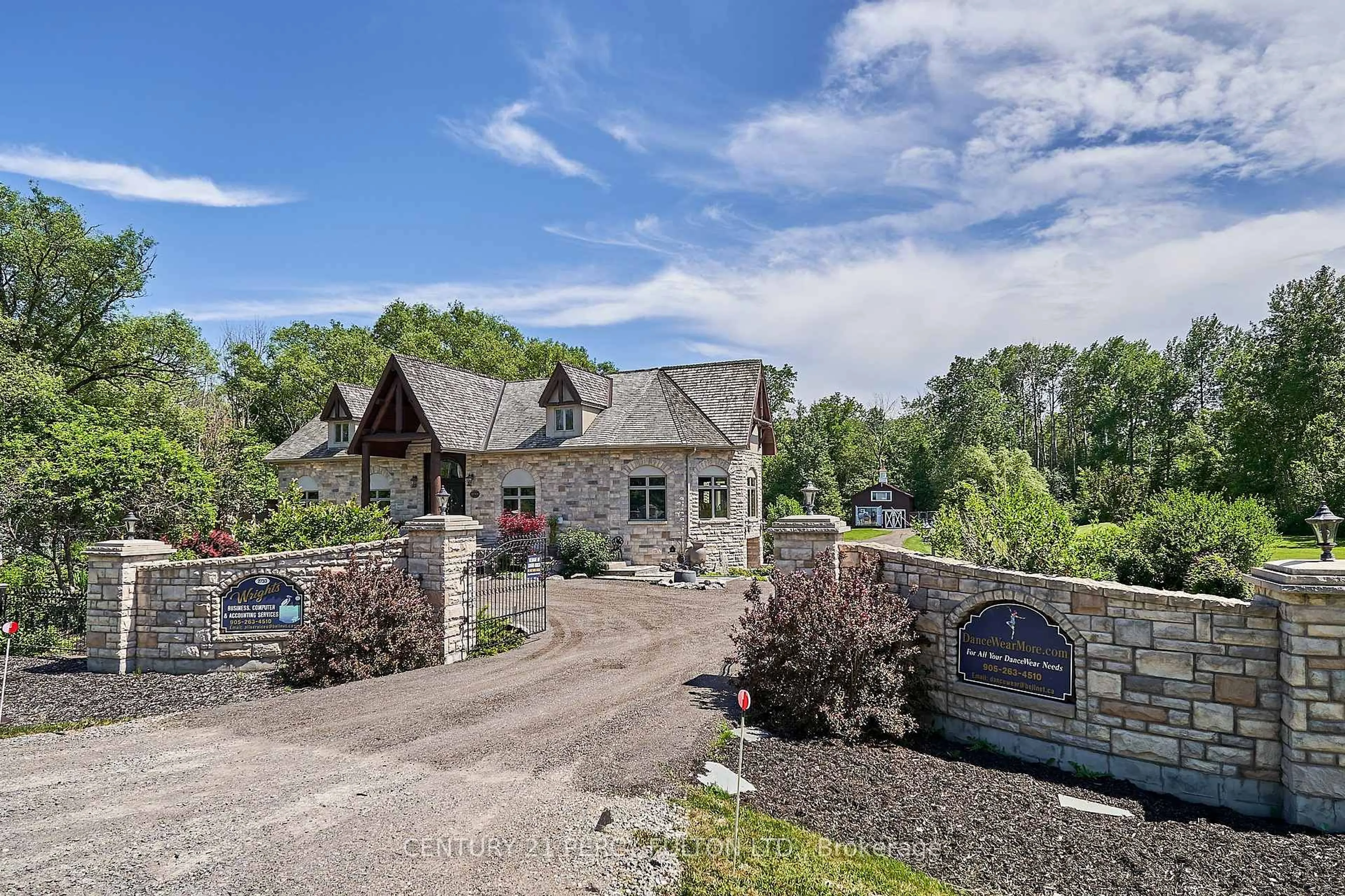 A pic from outside/outdoor area/front of a property/back of a property/a pic from drone, mountain view for 2733 Taunton Rd, Clarington Ontario L1C 7B1