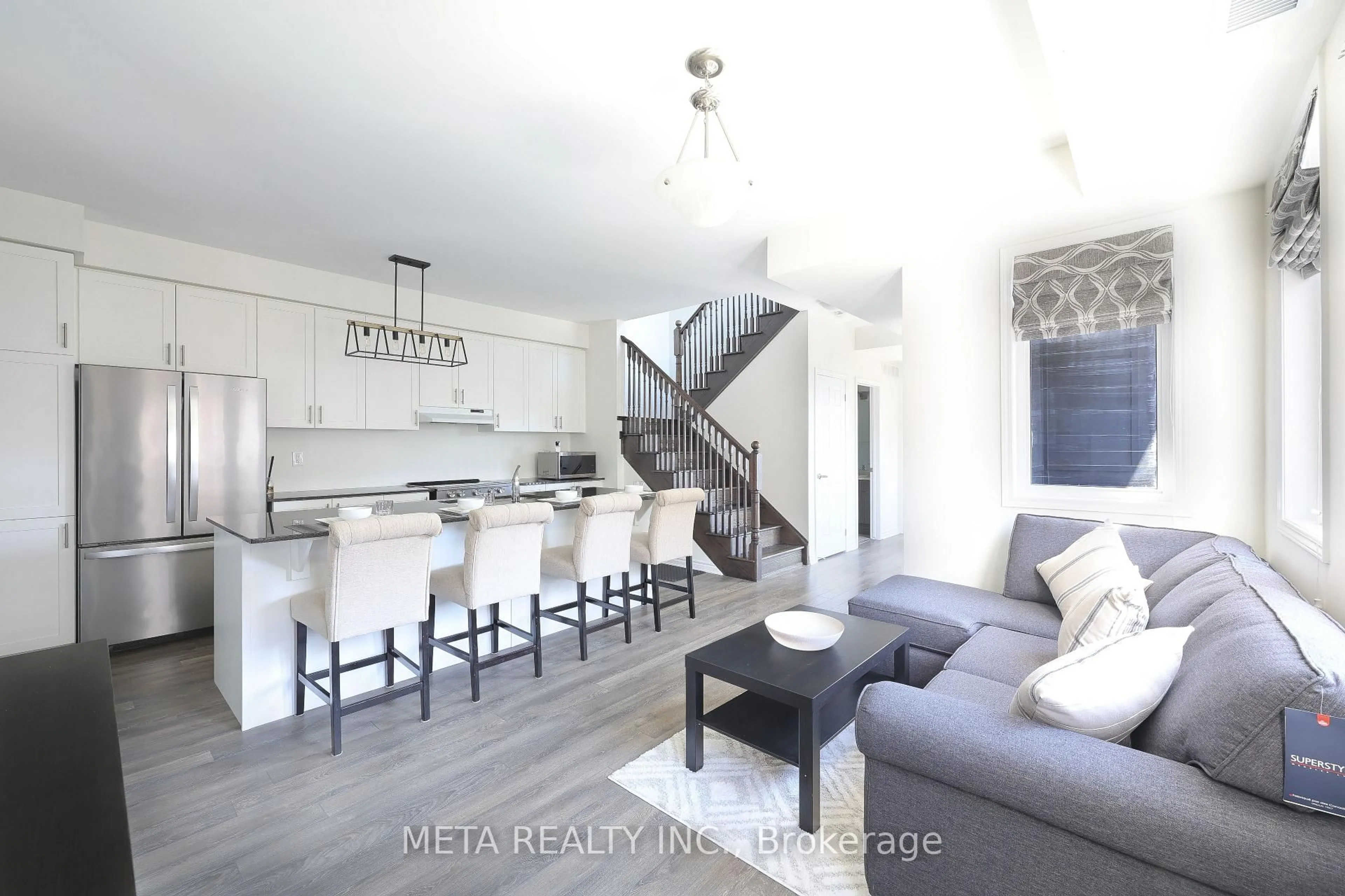 Open concept kitchen, unknown for 1148 Dragonfly Ave #503, Pickering Ontario L1X 0H5