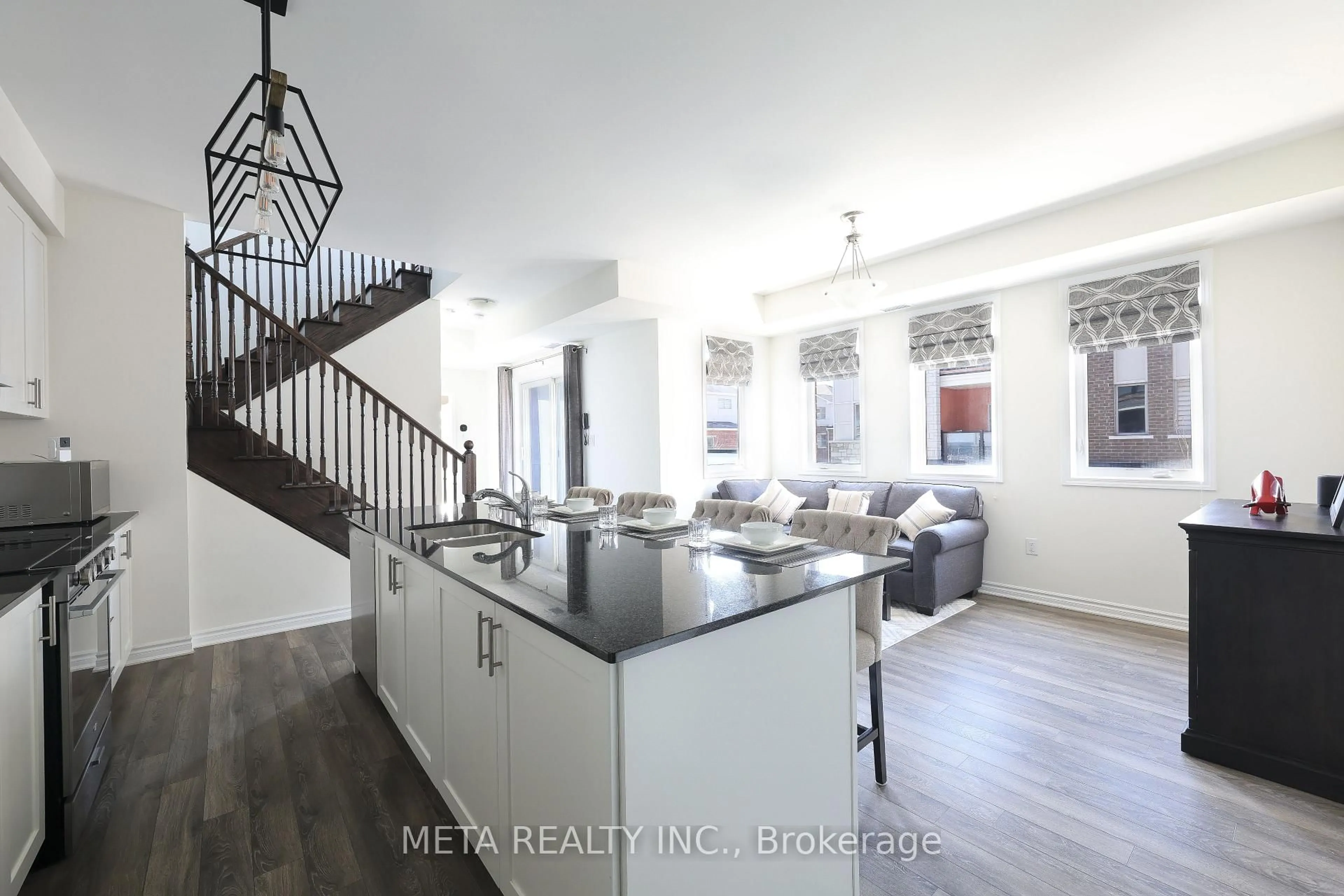 Open concept kitchen, unknown for 1148 Dragonfly Ave #503, Pickering Ontario L1X 0H5