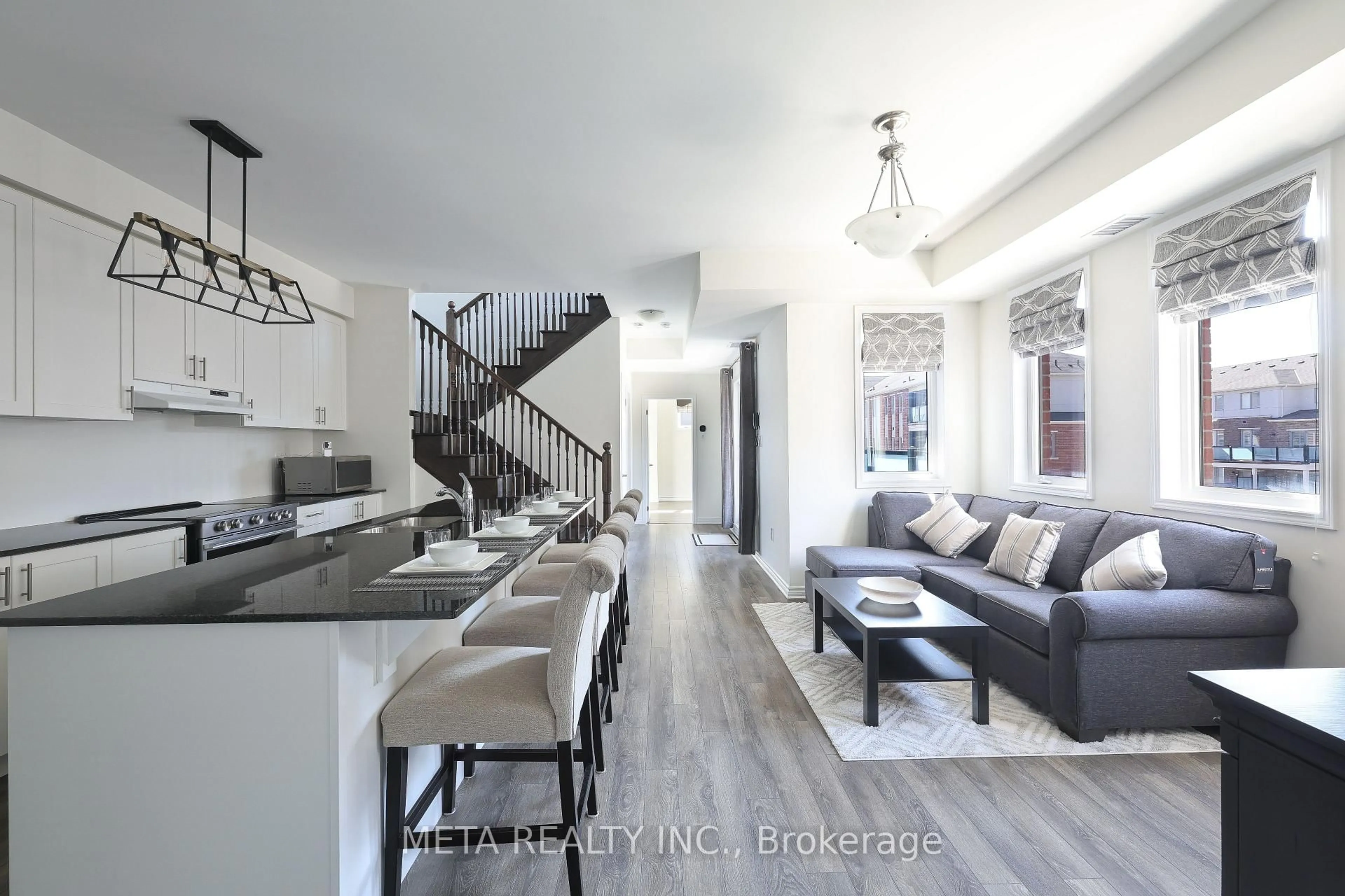 Open concept kitchen, unknown for 1148 Dragonfly Ave #503, Pickering Ontario L1X 0H5