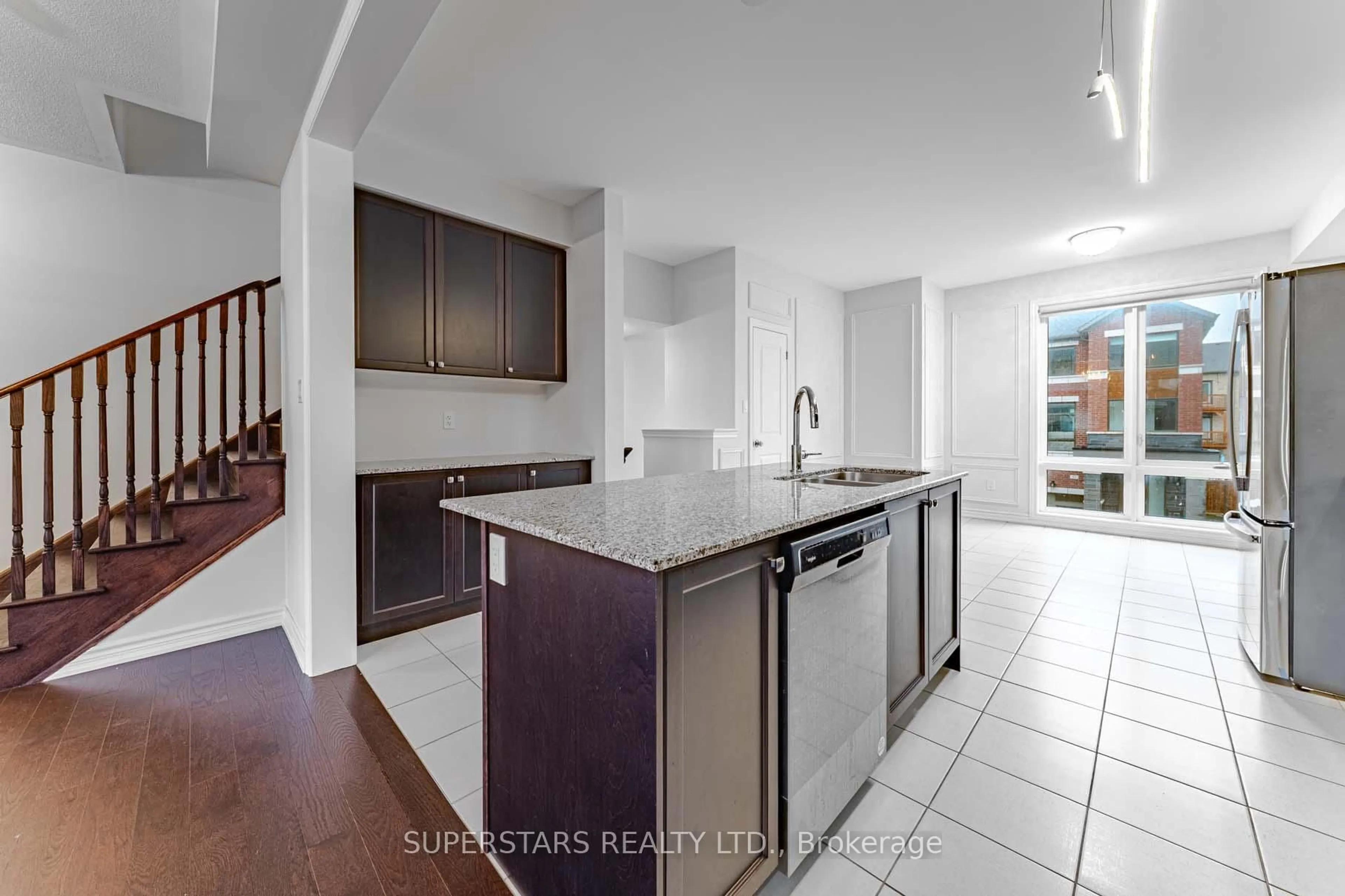 Open concept kitchen, unknown for 64 Douet Lane, Ajax Ontario L1Z 0V4