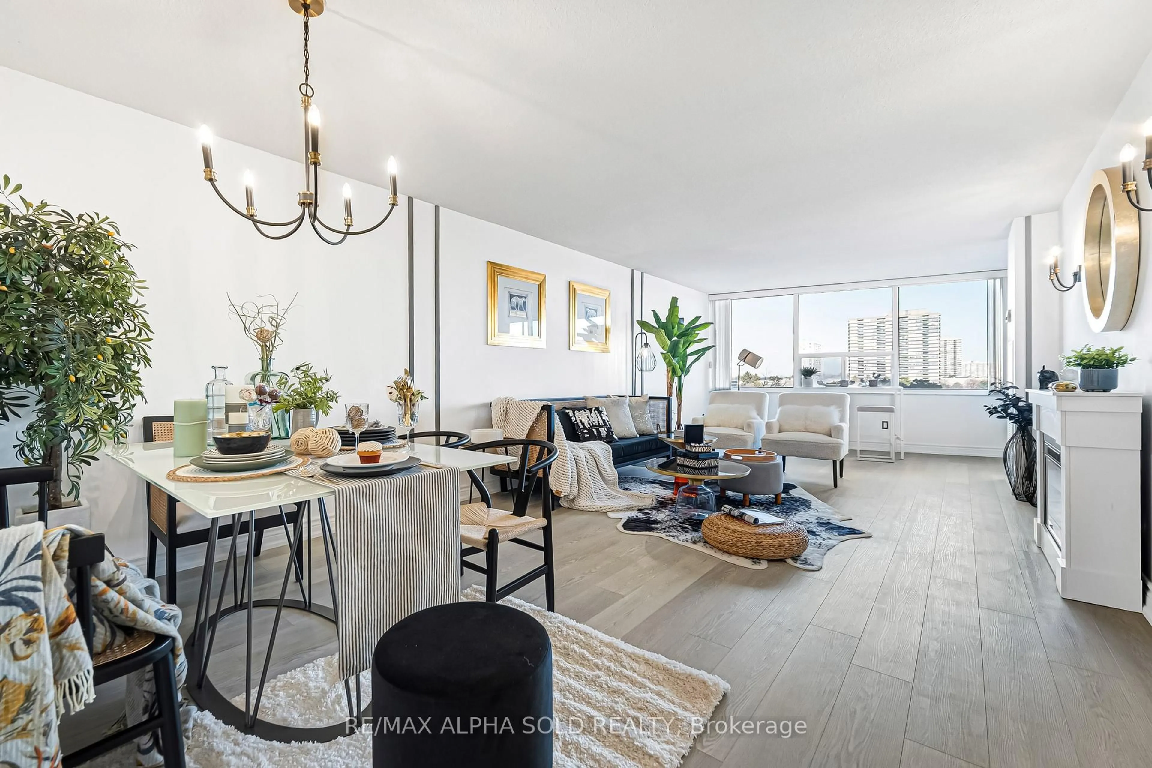 Living room with furniture, unknown for 55 Huntingdale Blvd #504, Toronto Ontario M1W 2N9