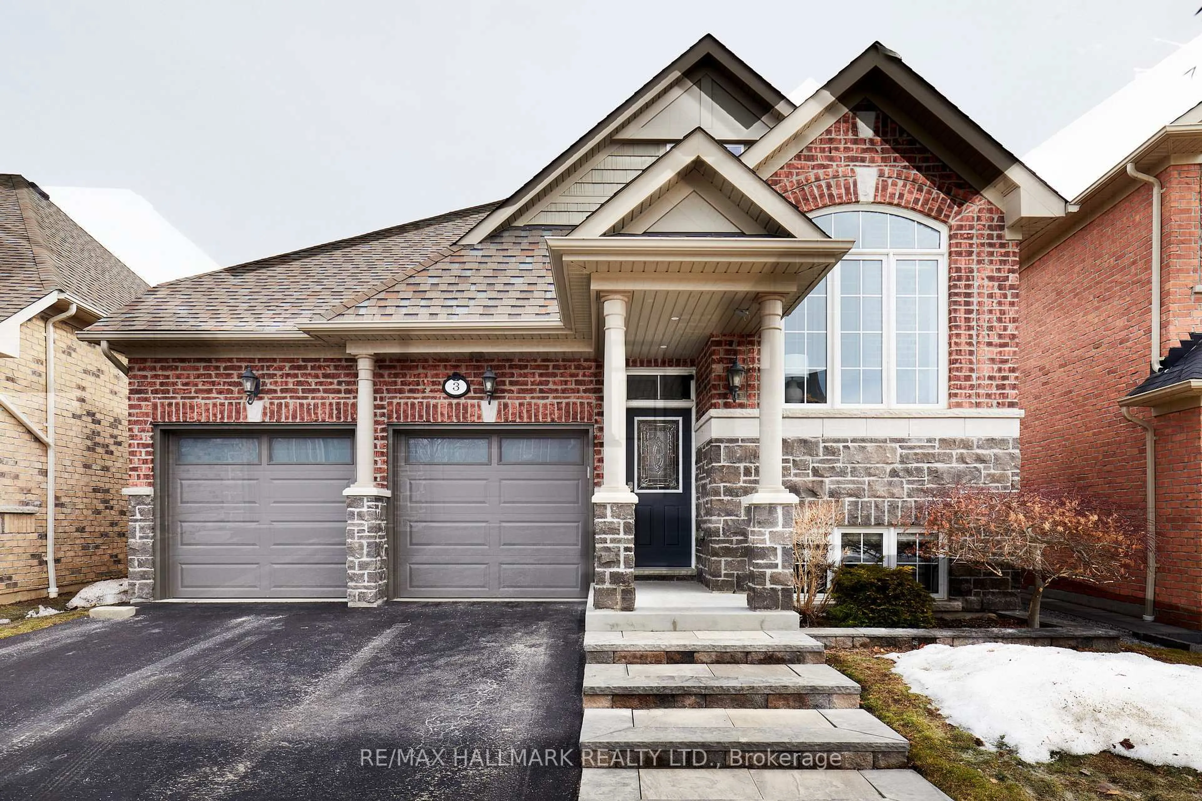 Home with brick exterior material, street for 3 Saliba Ave, Ajax Ontario L1Z 0P6