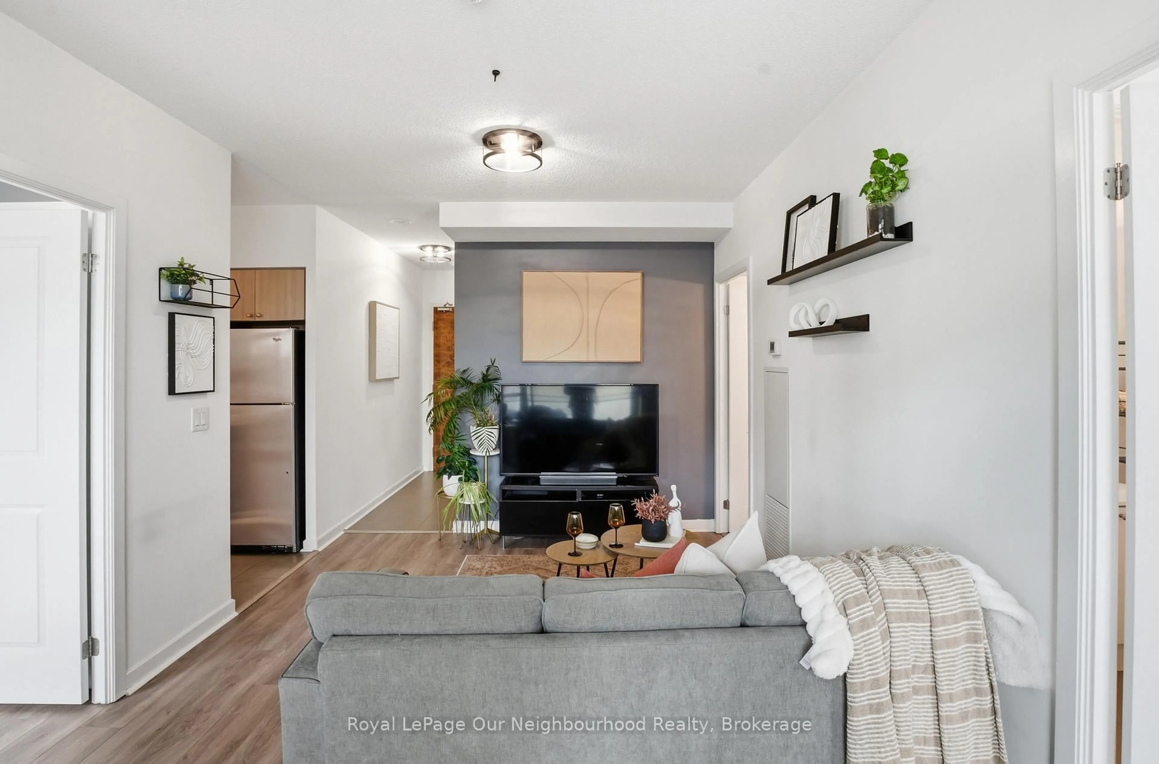 Living room with furniture, unknown for 1235 BAYLY St #301, Pickering Ontario L1W 1L7