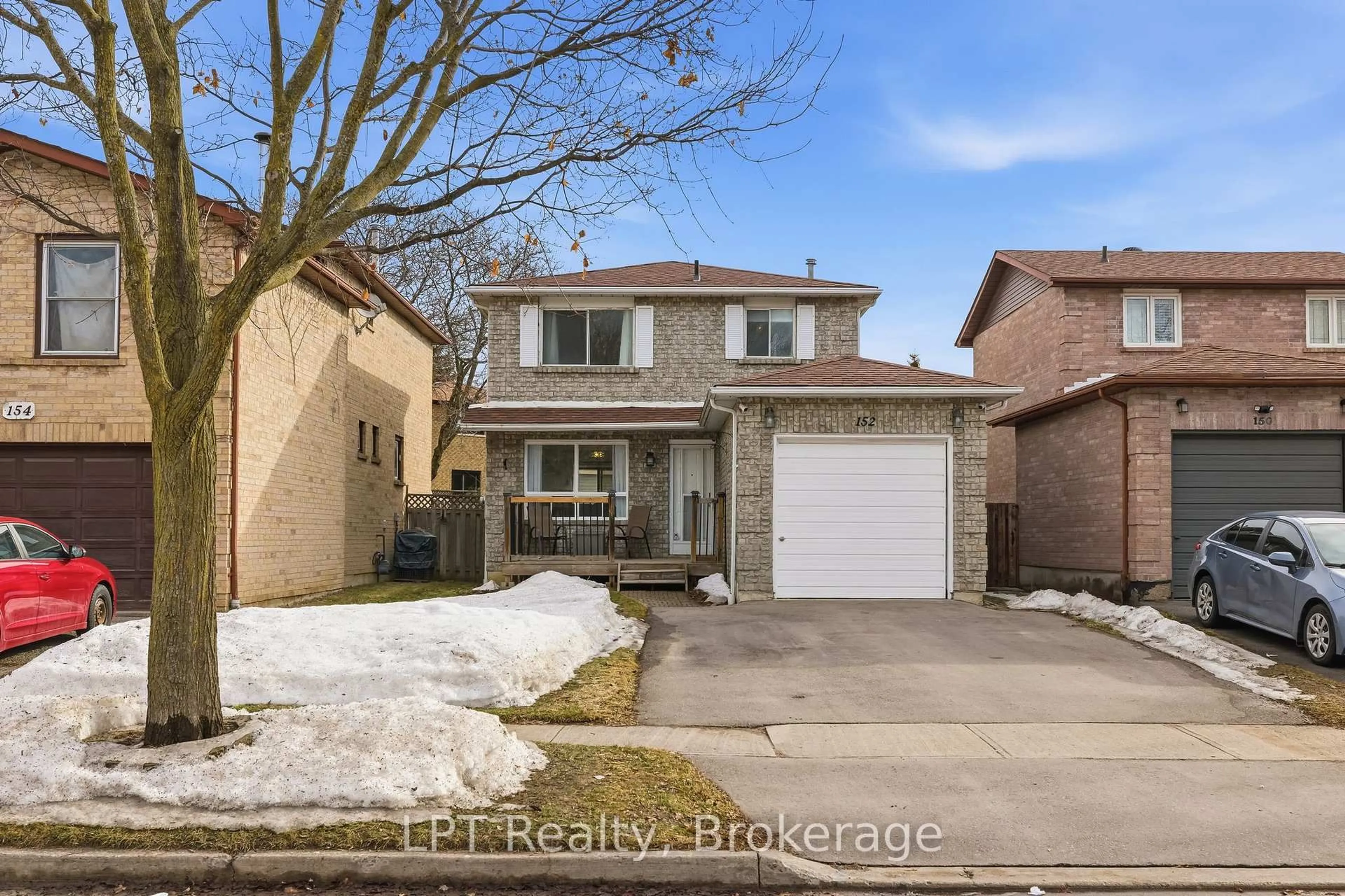 Home with brick exterior material, street for 152 Ravenscroft Rd, Ajax Ontario L1T 1Y1