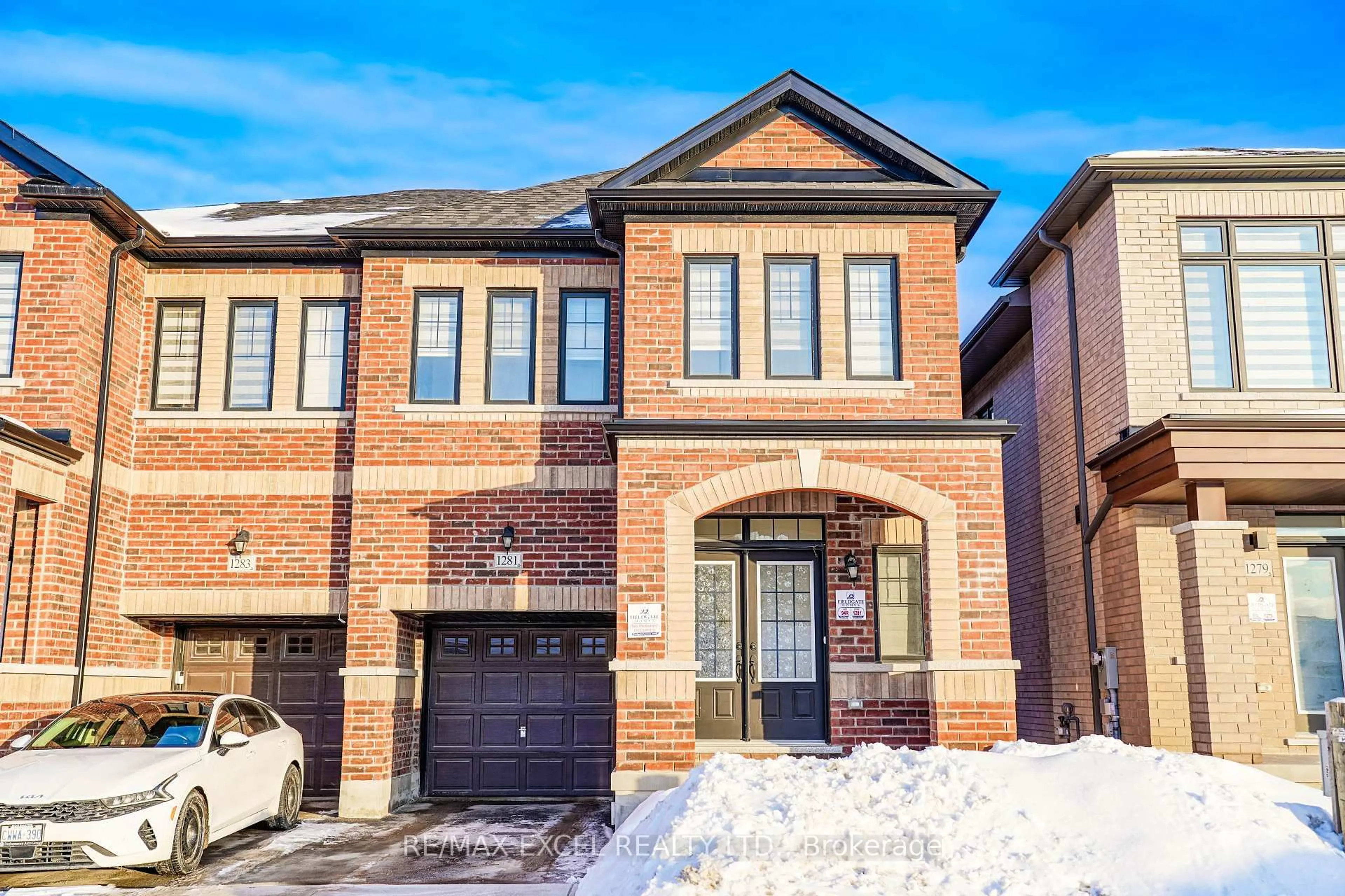 Home with brick exterior material, street for 1281 Winding Woods Tr, Pickering Ontario L1X 0R9
