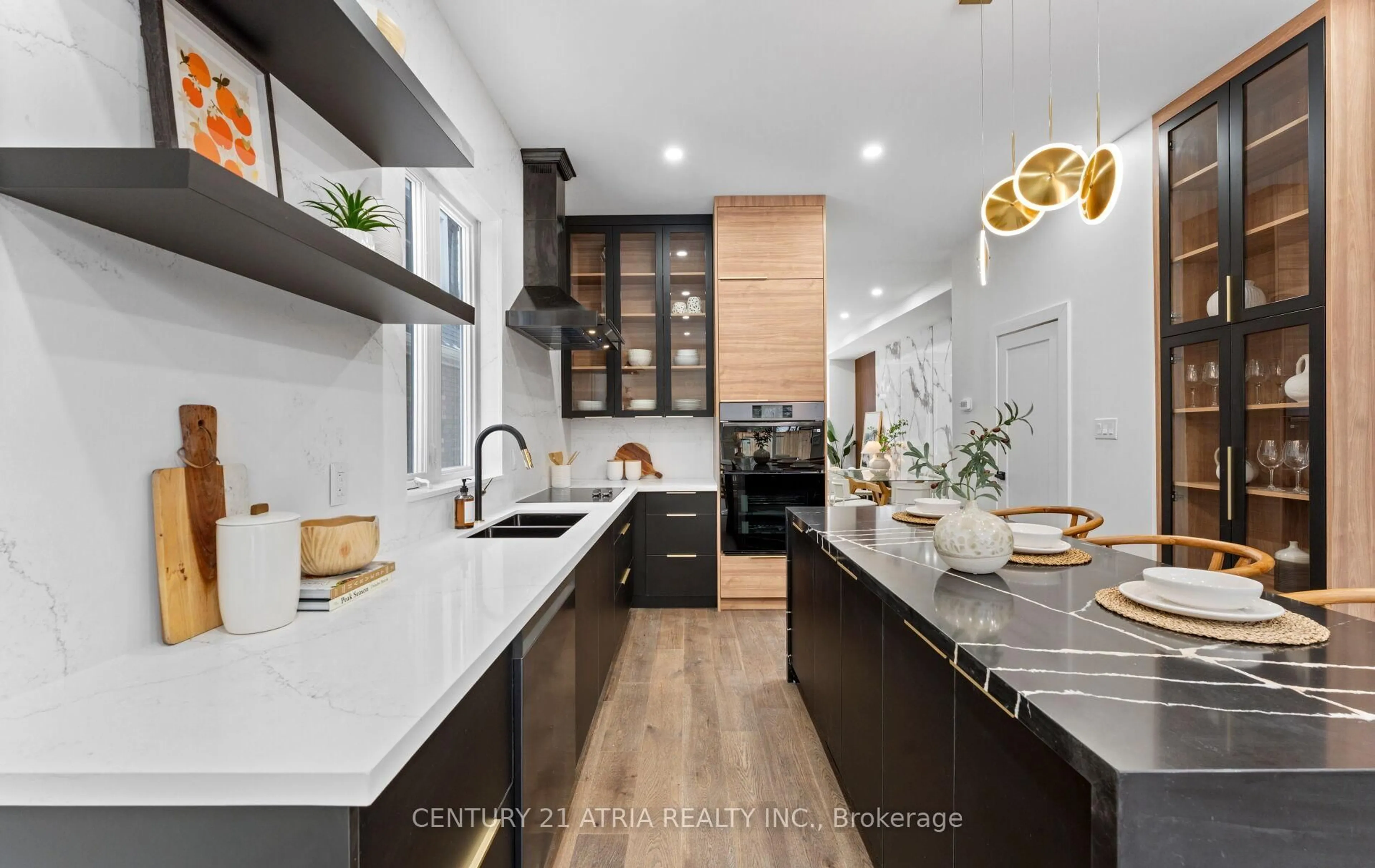 Contemporary kitchen, ceramic/tile floor for 65 Crewe Ave, Toronto Ontario M4C 2J2