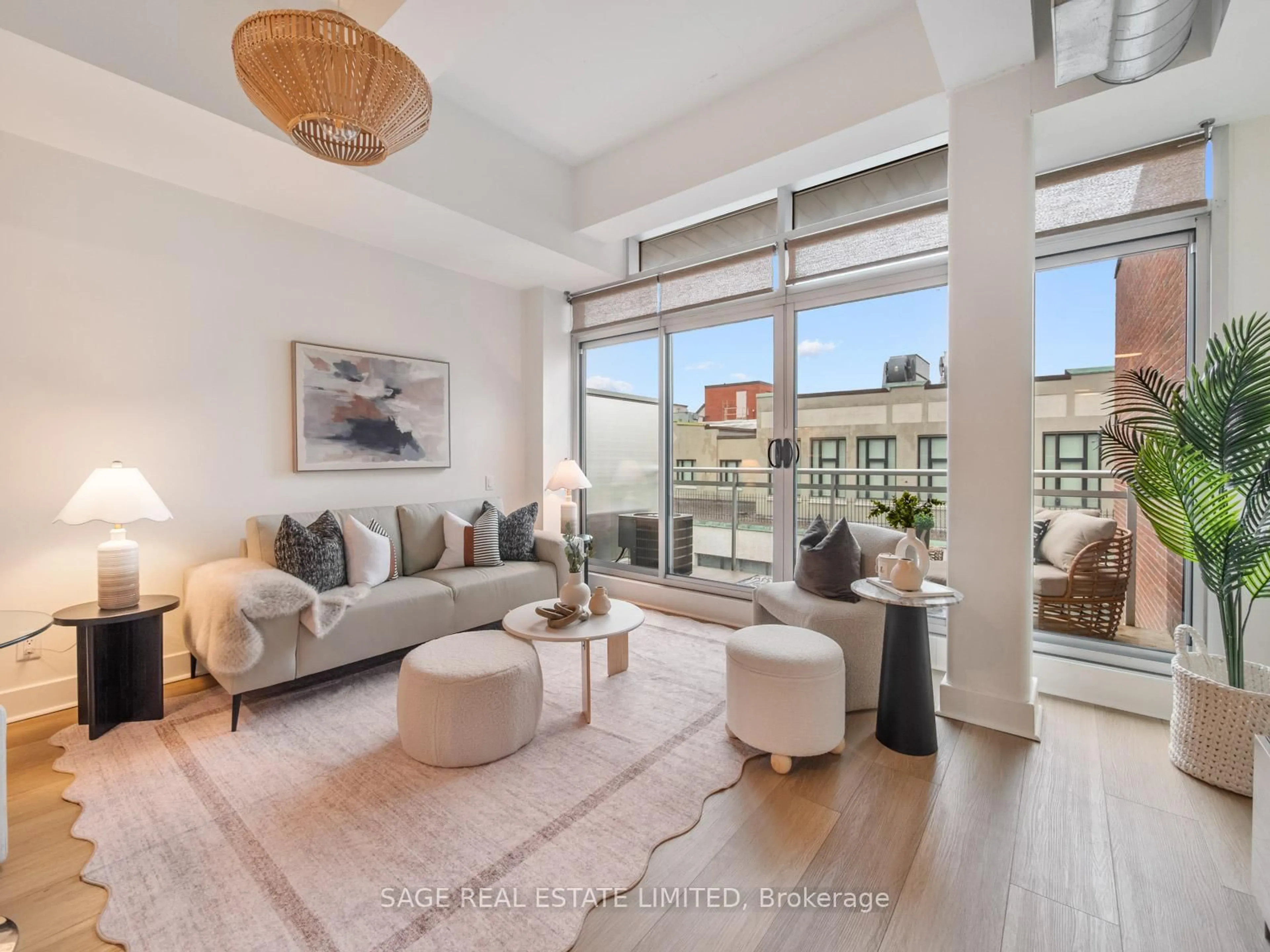 Living room with furniture, unknown for 233 Carlaw Ave #811, Toronto Ontario M4M 3N6