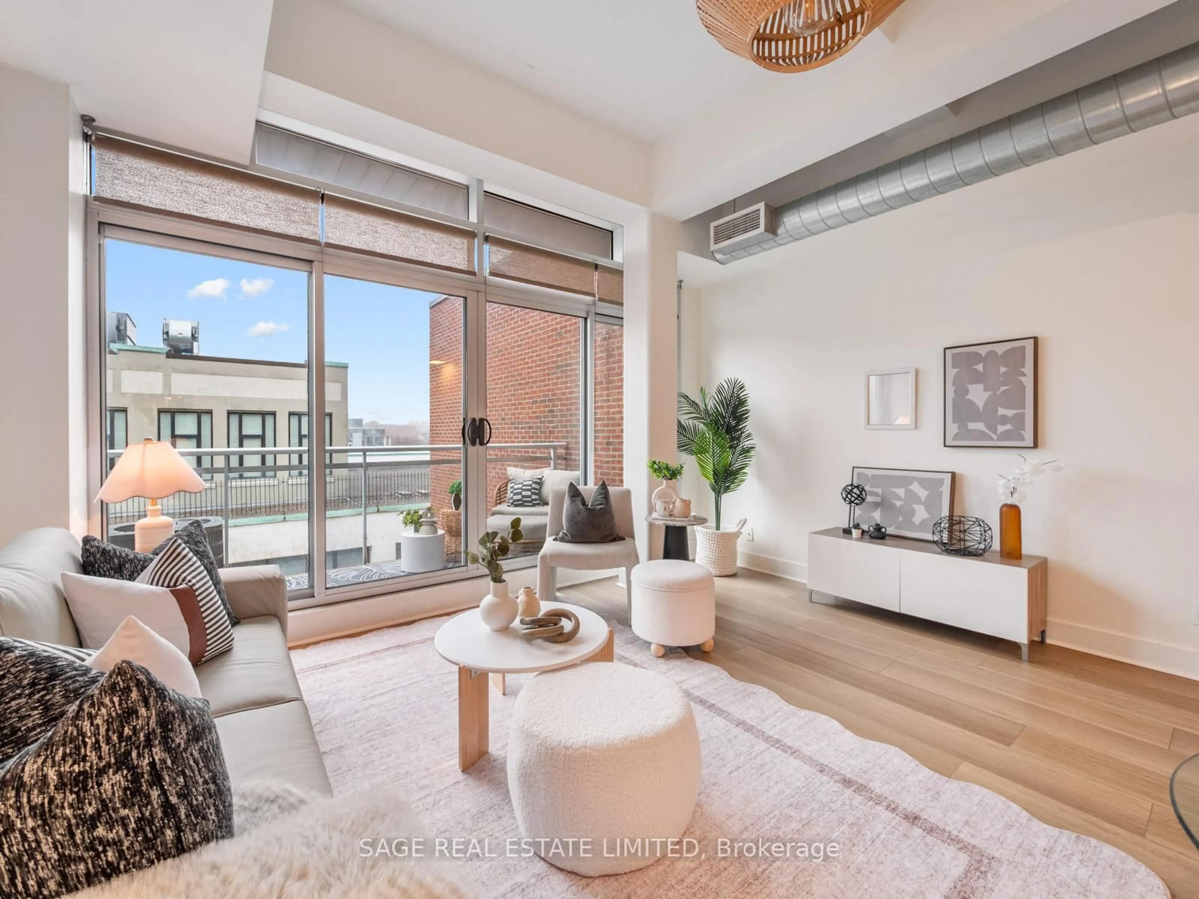 Living room with furniture, unknown for 233 Carlaw Ave #811, Toronto Ontario M4M 3N6