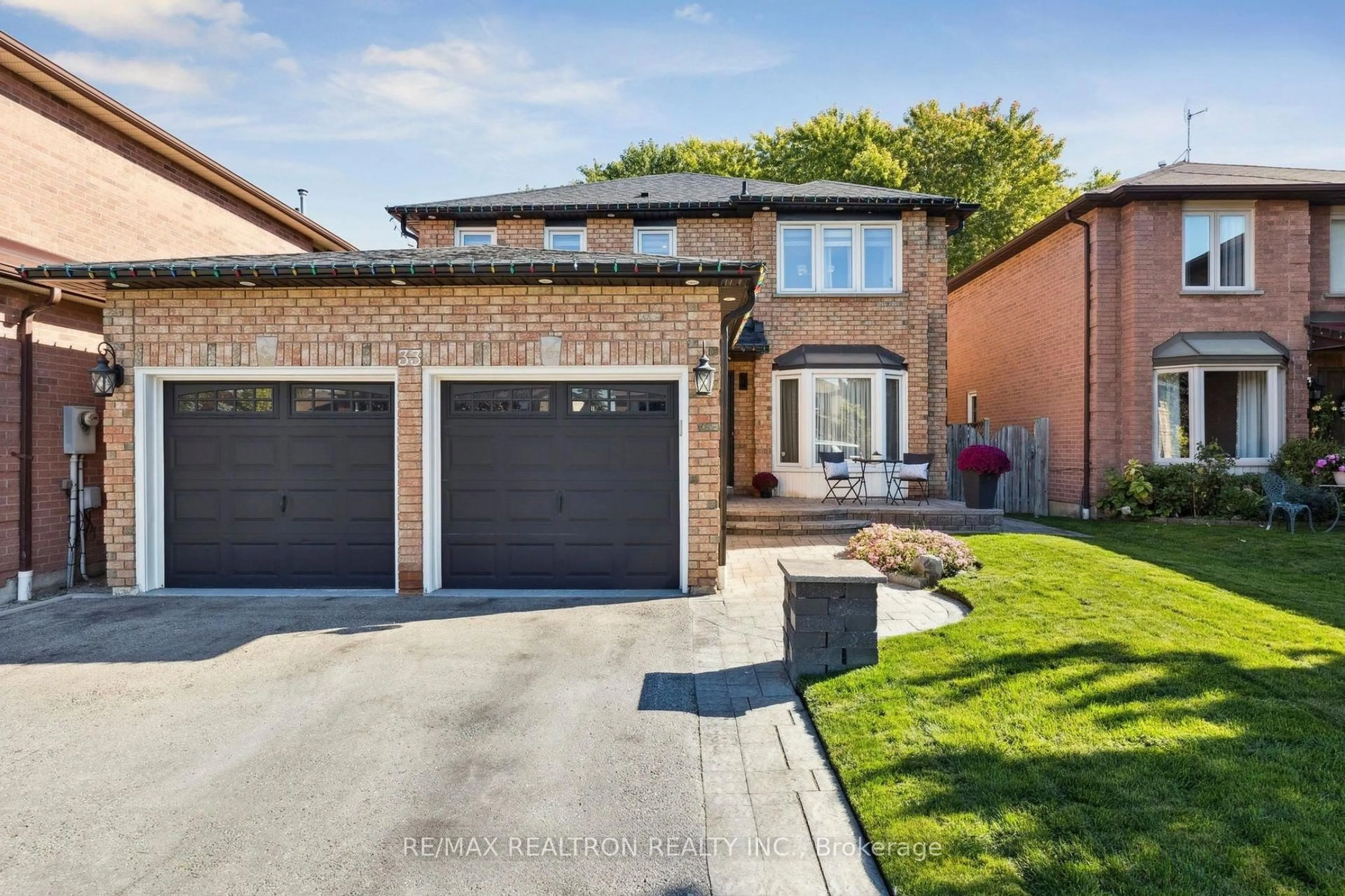 Home with brick exterior material, street for 33 Ritchie Ave, Ajax Ontario L1S 5V7