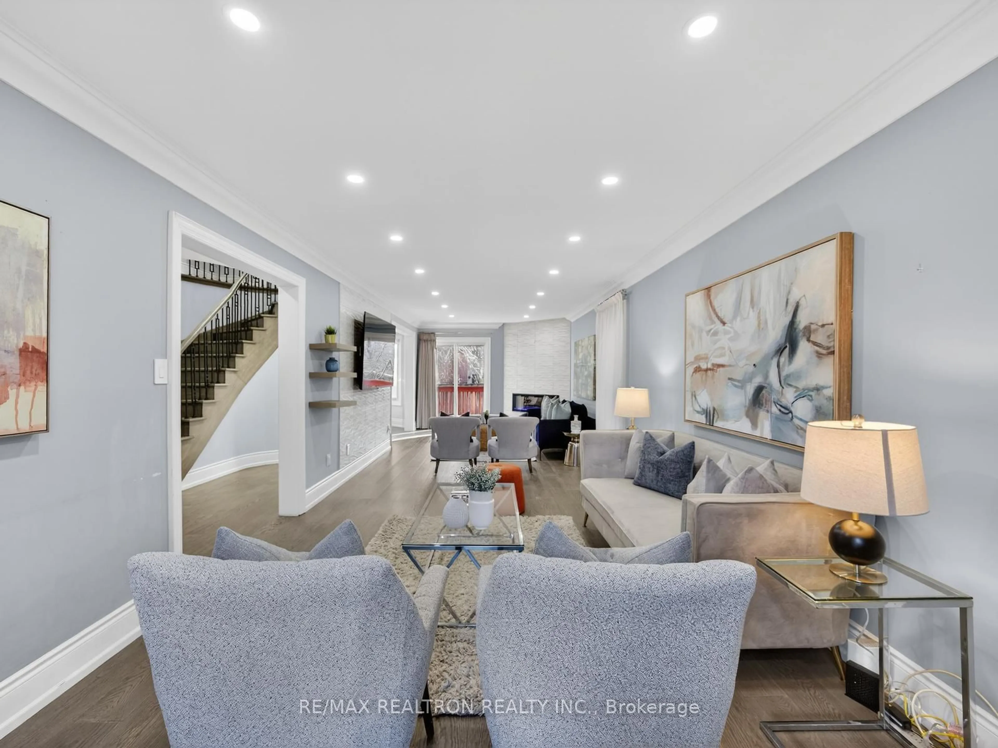 Living room with furniture, unknown for 33 Ritchie Ave, Ajax Ontario L1S 5V7