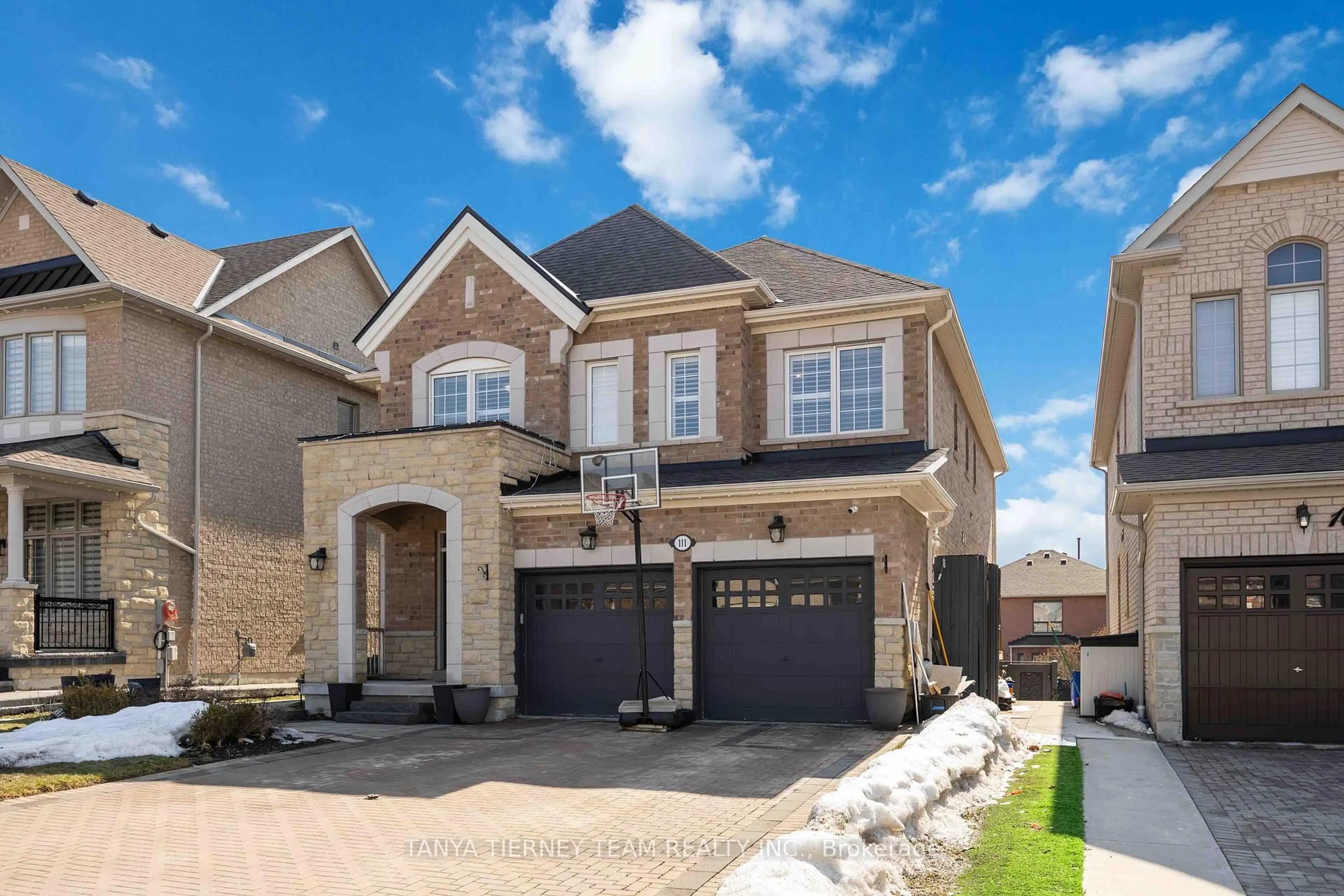 Home with brick exterior material, street for 111 Braebrook Dr, Whitby Ontario L1R 0M9