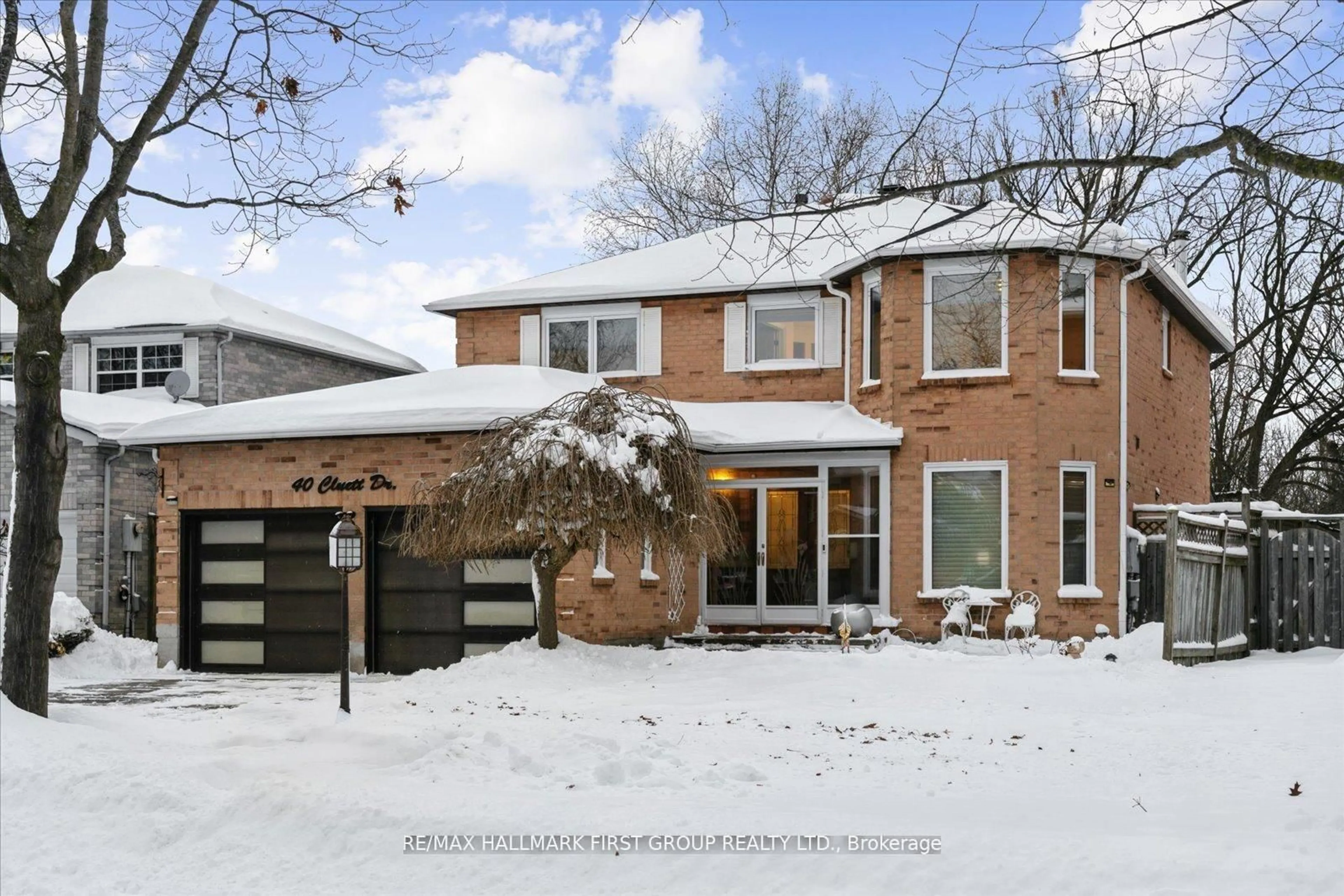 Home with brick exterior material, street for 40 Cluett Dr, Ajax Ontario L1S 7C4