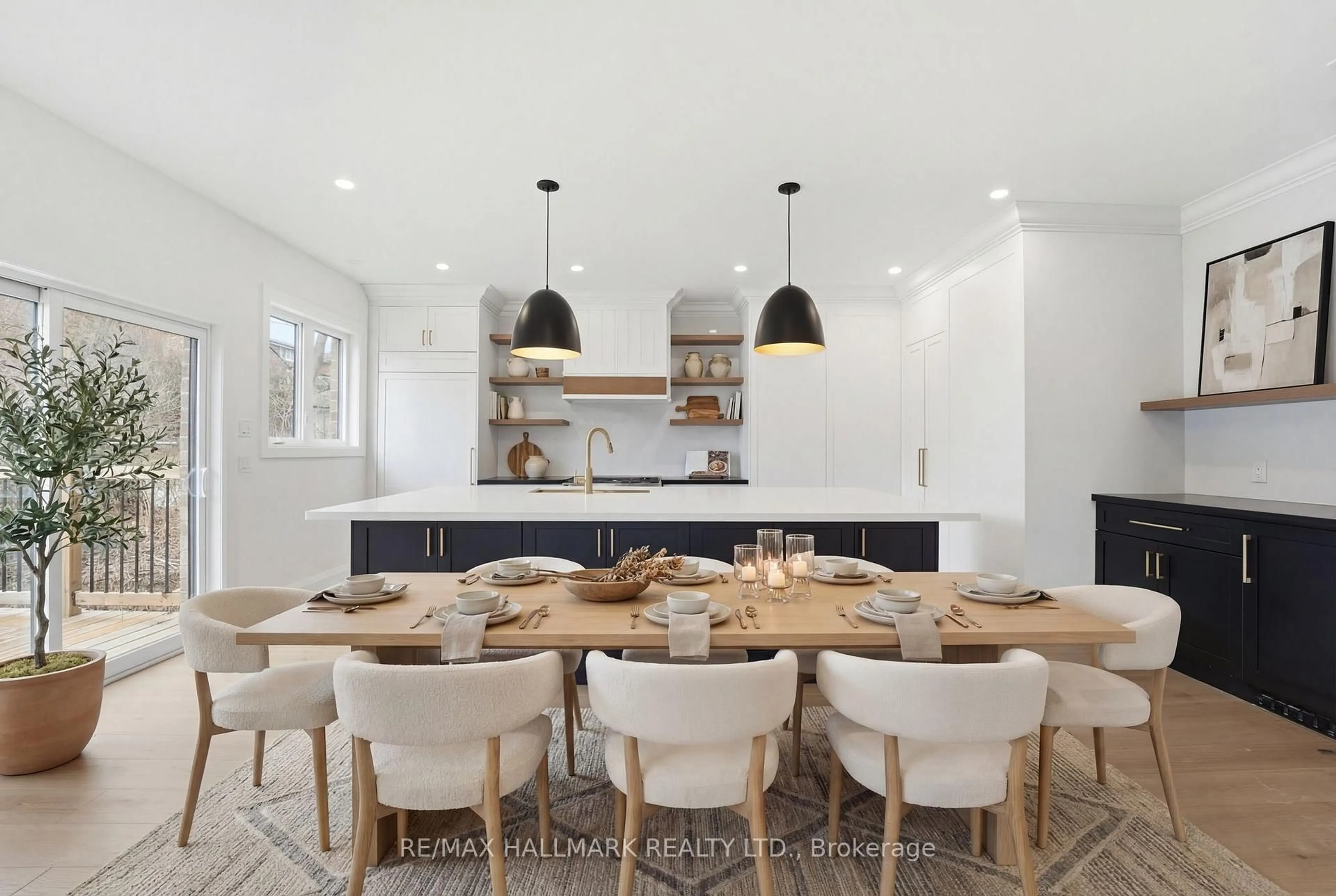 Open concept kitchen, ceramic/tile floor for 49 Greendowns Dr, Toronto Ontario M1M 2G6