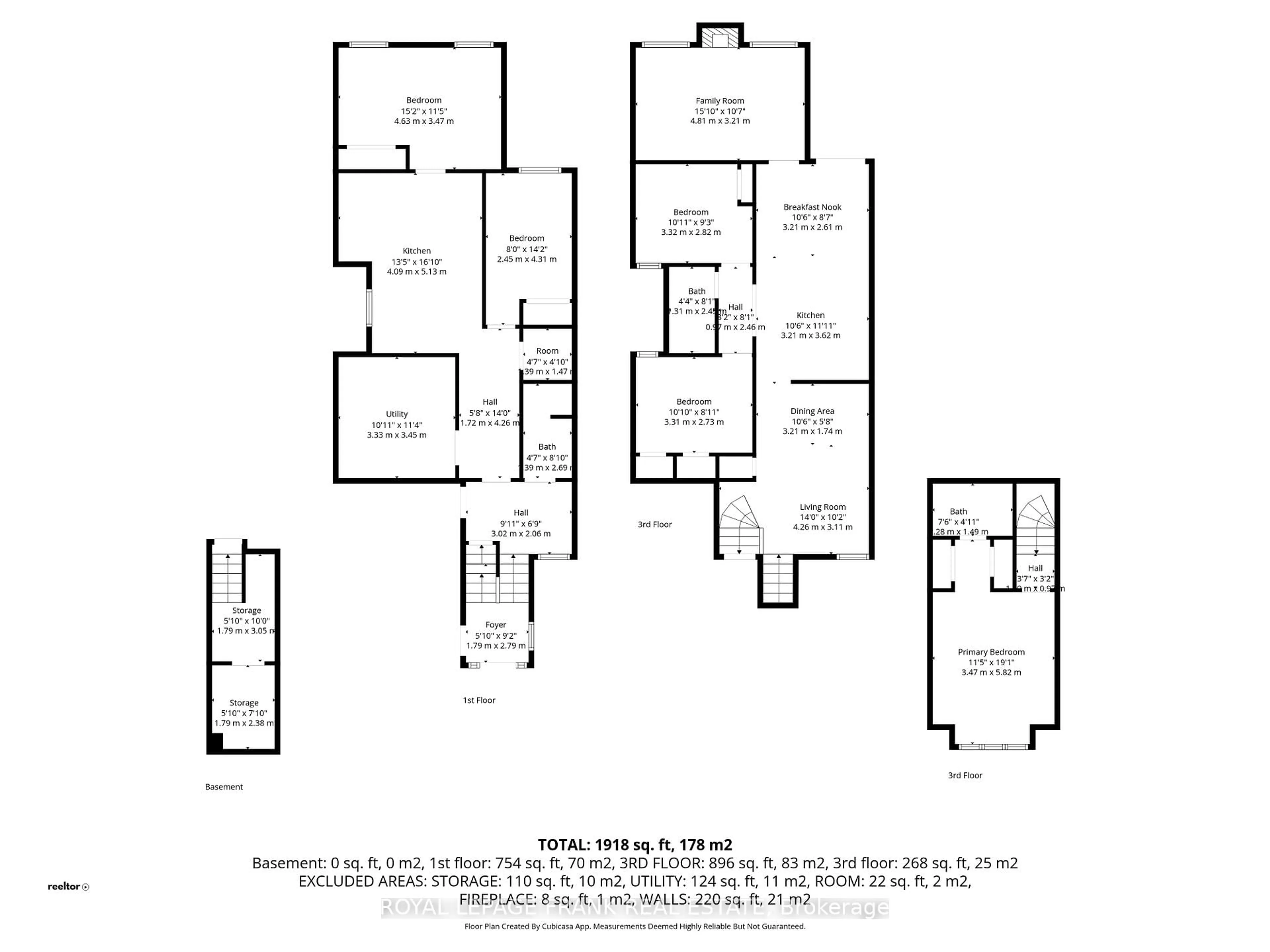 Floor plan for 85 Gateway Crt, Whitby Ontario L1R 3M8