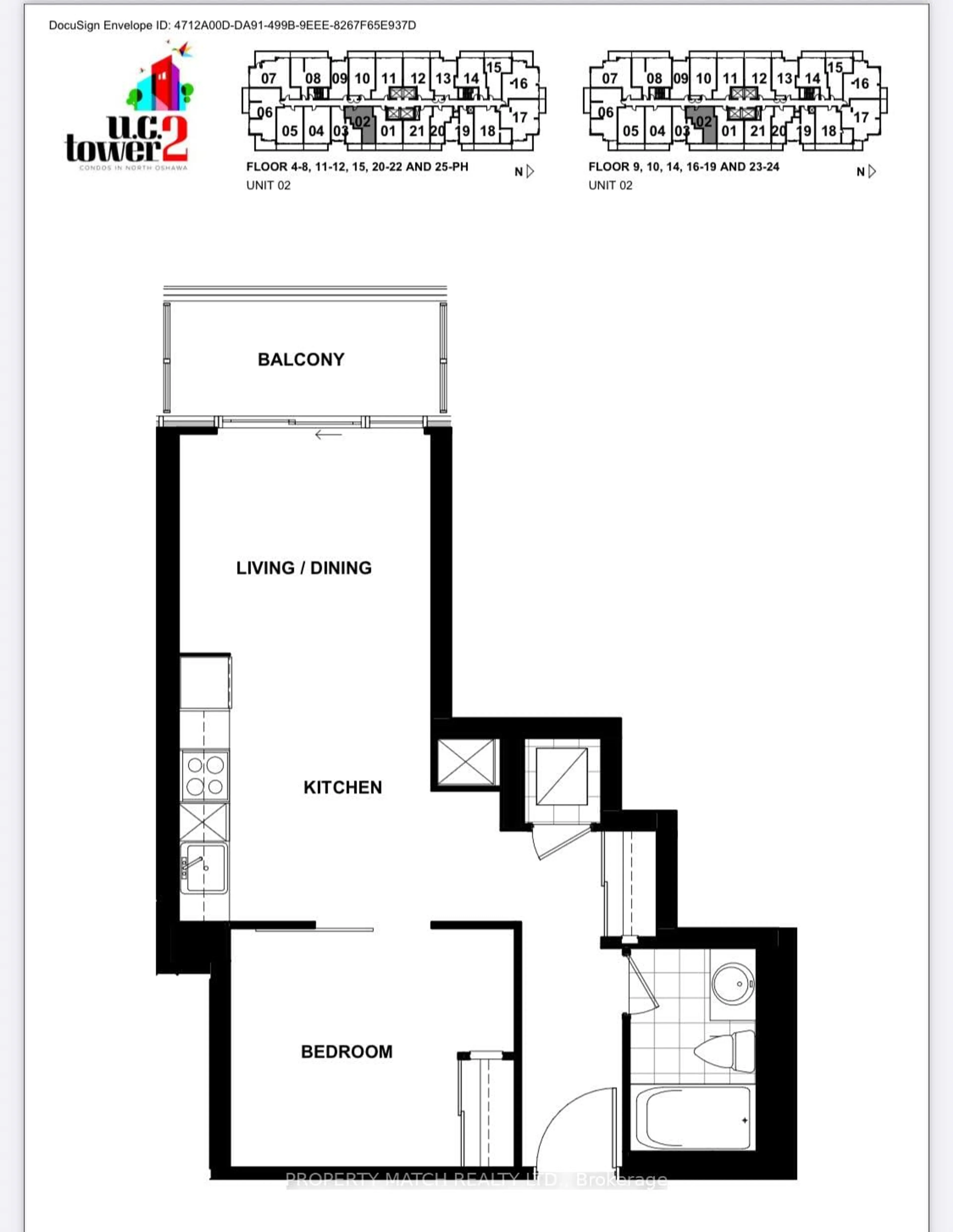 Floor plan for 2545 Simcoe St #802, Oshawa Ontario L1L 0W3
