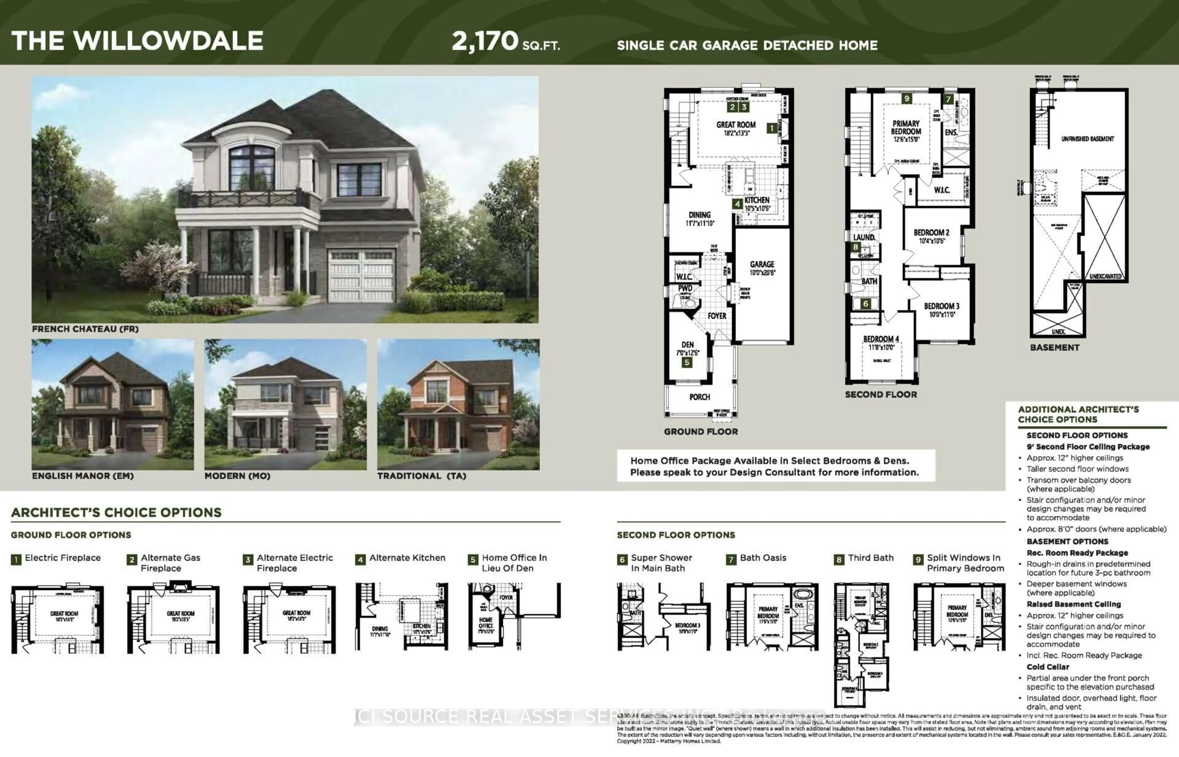 Floor plan for 3125 Mulberry Lane, Pickering Ontario L1X 0N9